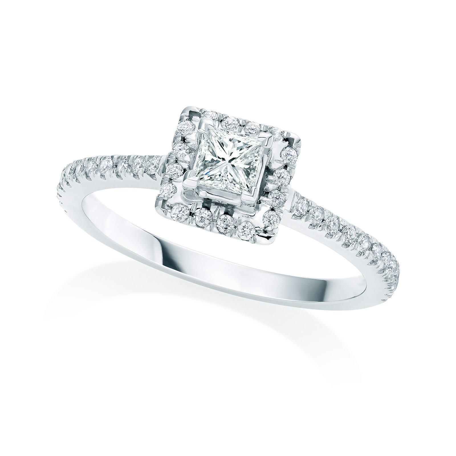 Mappin & Webb Amelia Engagement Ring With Diamond Band 0.90 Carat Total Weight Reviews