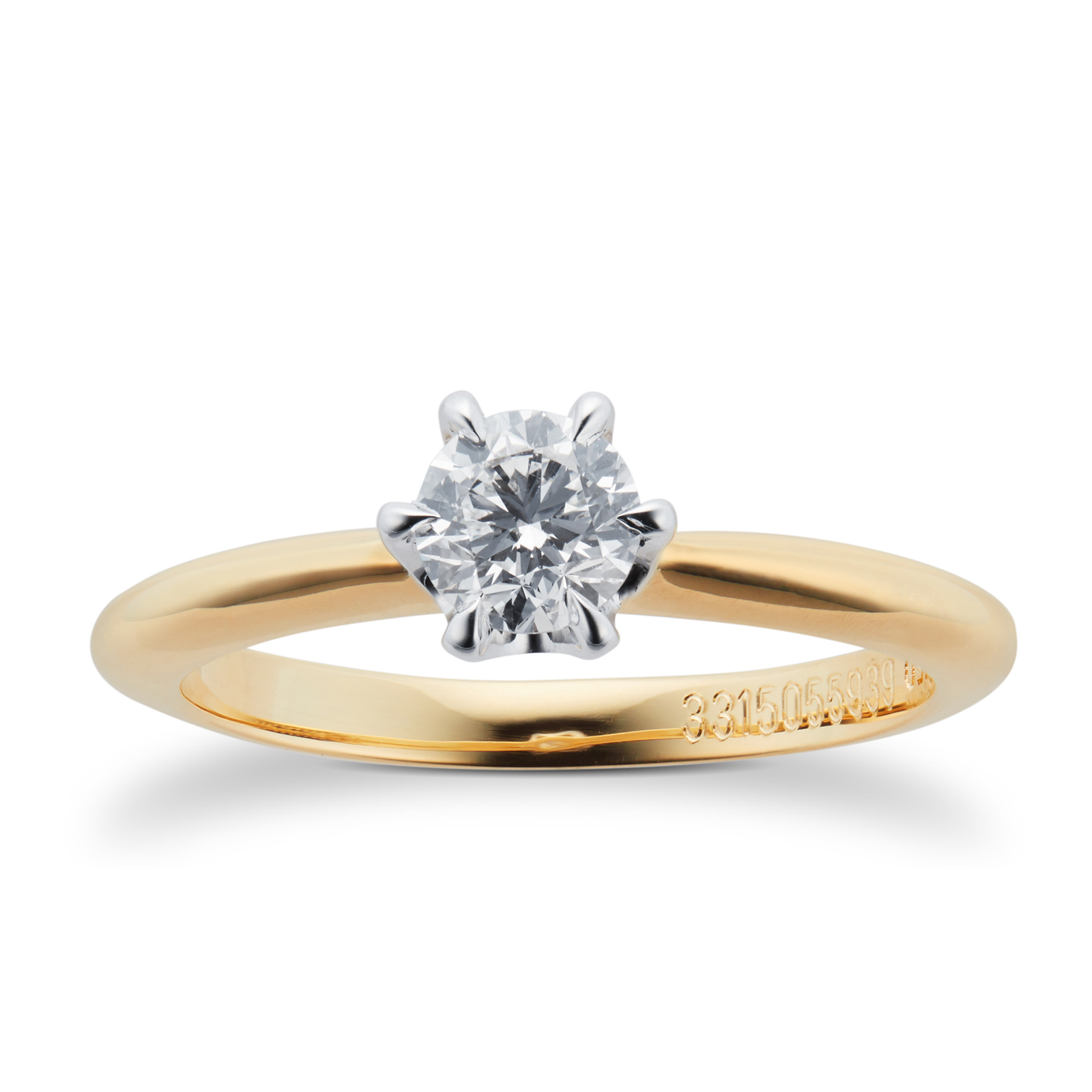 Hermione 18ct Yellow Gold 0.50ct Diamond Engagement Ring Reviews