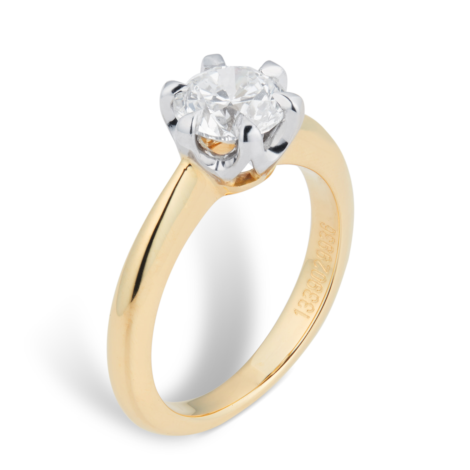 Hermione 18ct Yellow Gold 1.00ct Diamond Engagement Ring | Rings ...