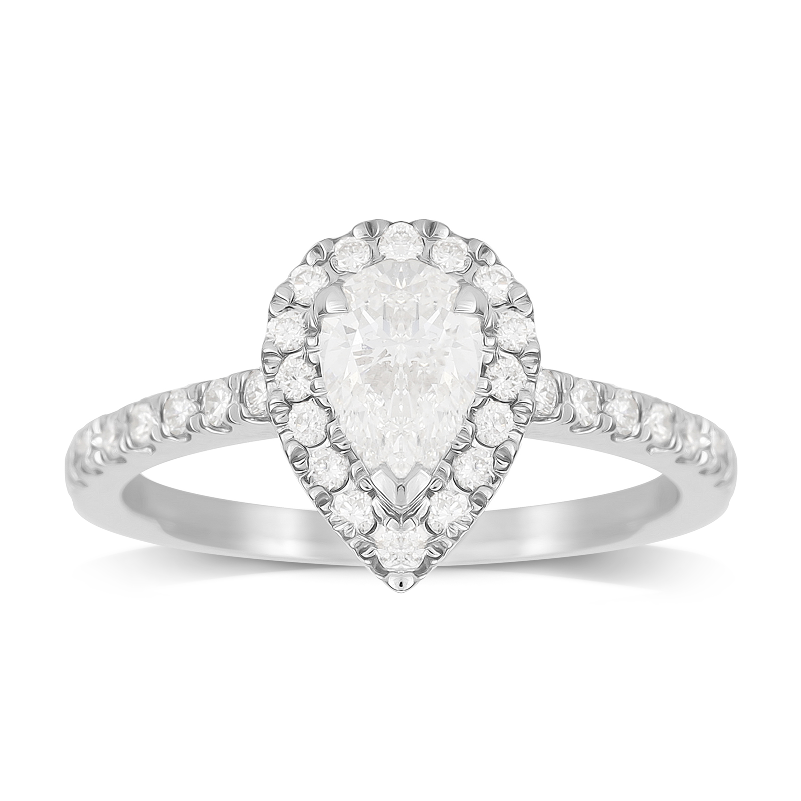 pear drop wedding ring