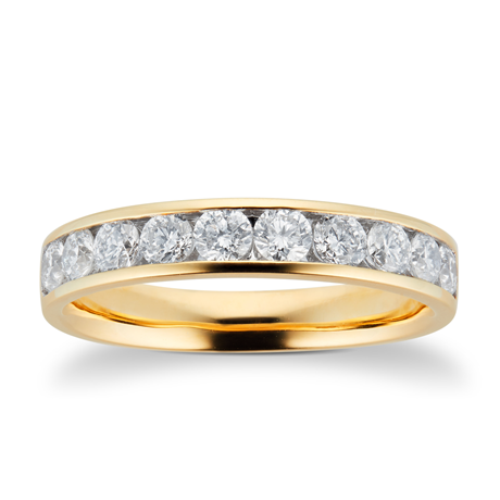 Diamond Eternity Rings, His & Hers Eternity Band Rings UK, Gold