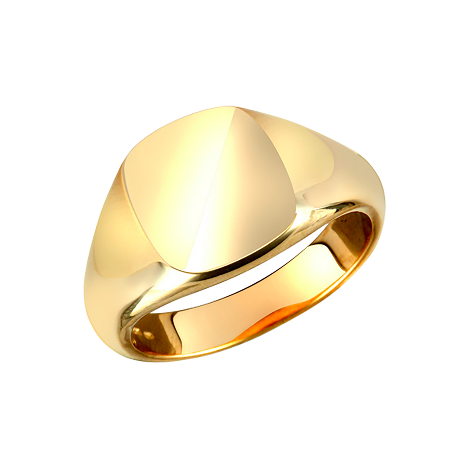 18ct gold mens signet ring