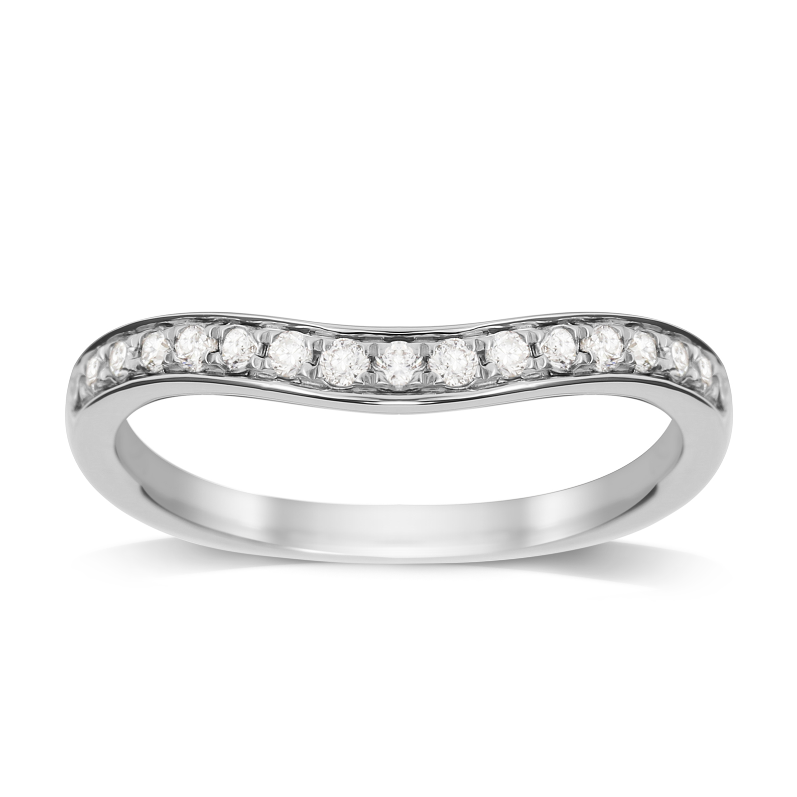 18ct White Gold 0.20cttw Diamond Wedding Ring | Rings | Jewellery