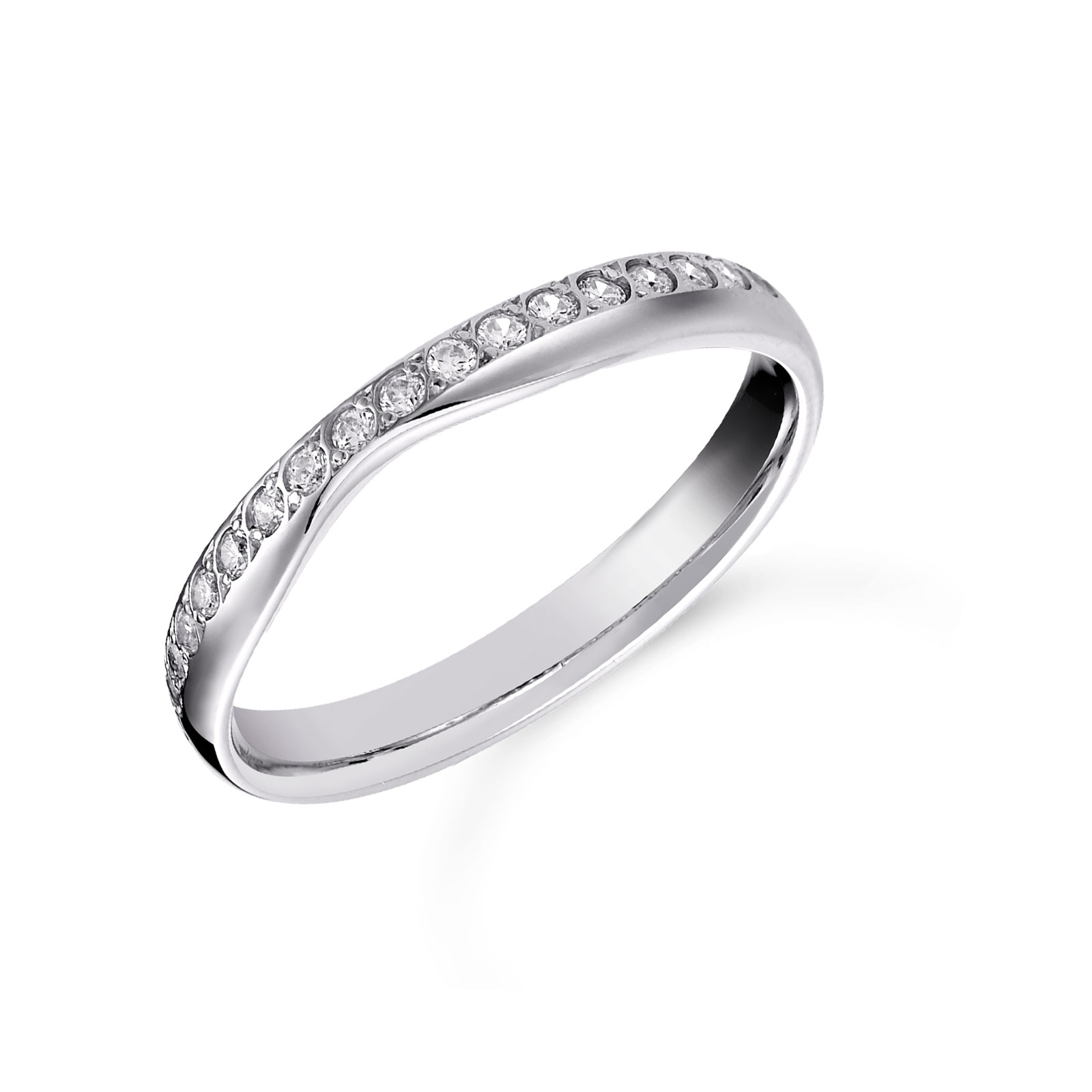 Platinum 0.20cttw Diamond Shaped Wedding Ring Reviews