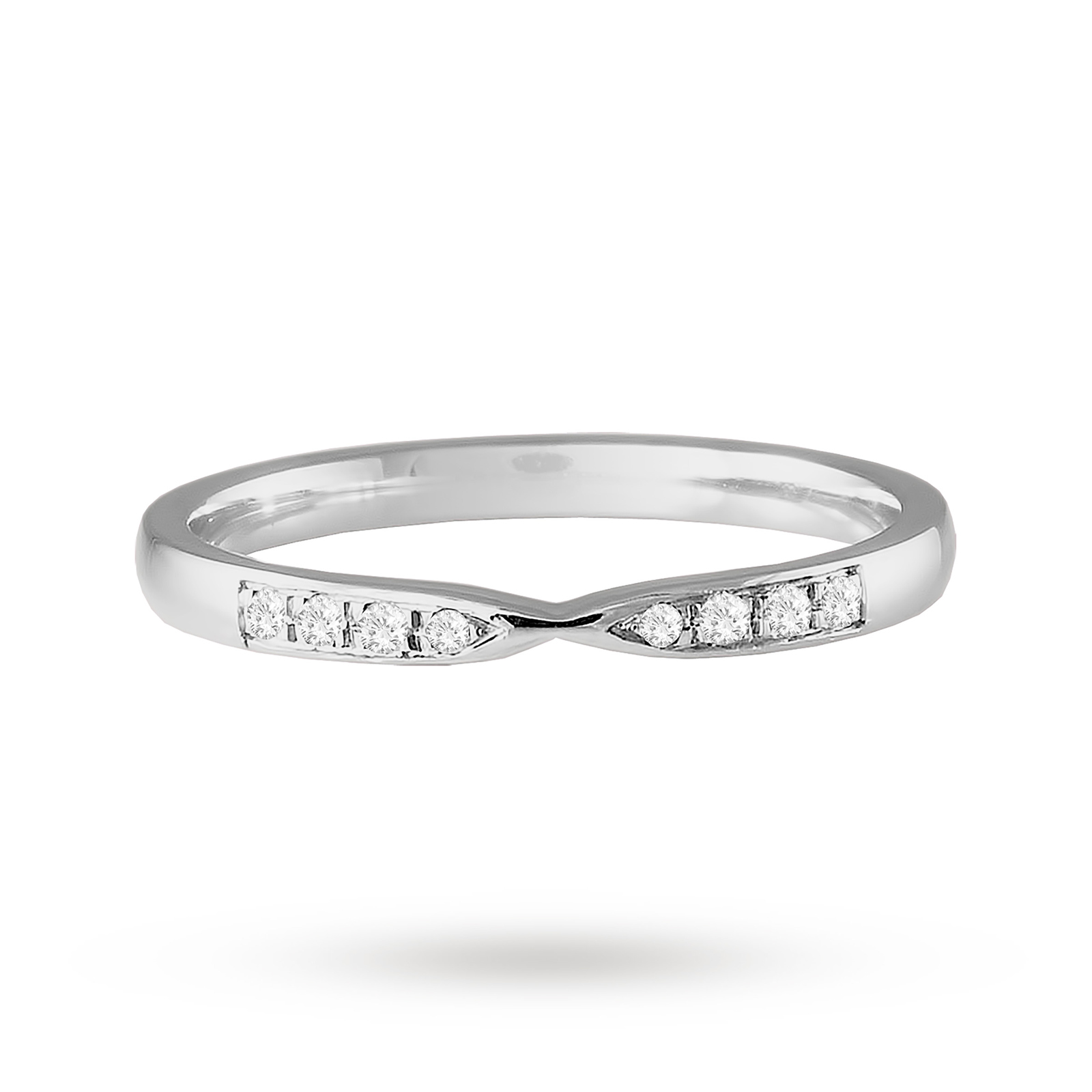 Platinum 0 05cttw Diamond Shaped Wedding Ring Rings Jewellery Platinum 0 05cttw Diamond Shaped Wedding Ring