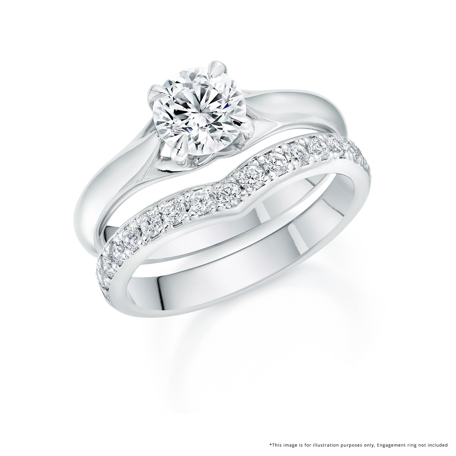 Platinum 0.37cttw Diamond Ena Harkness Wedding Ring Rings Jewellery