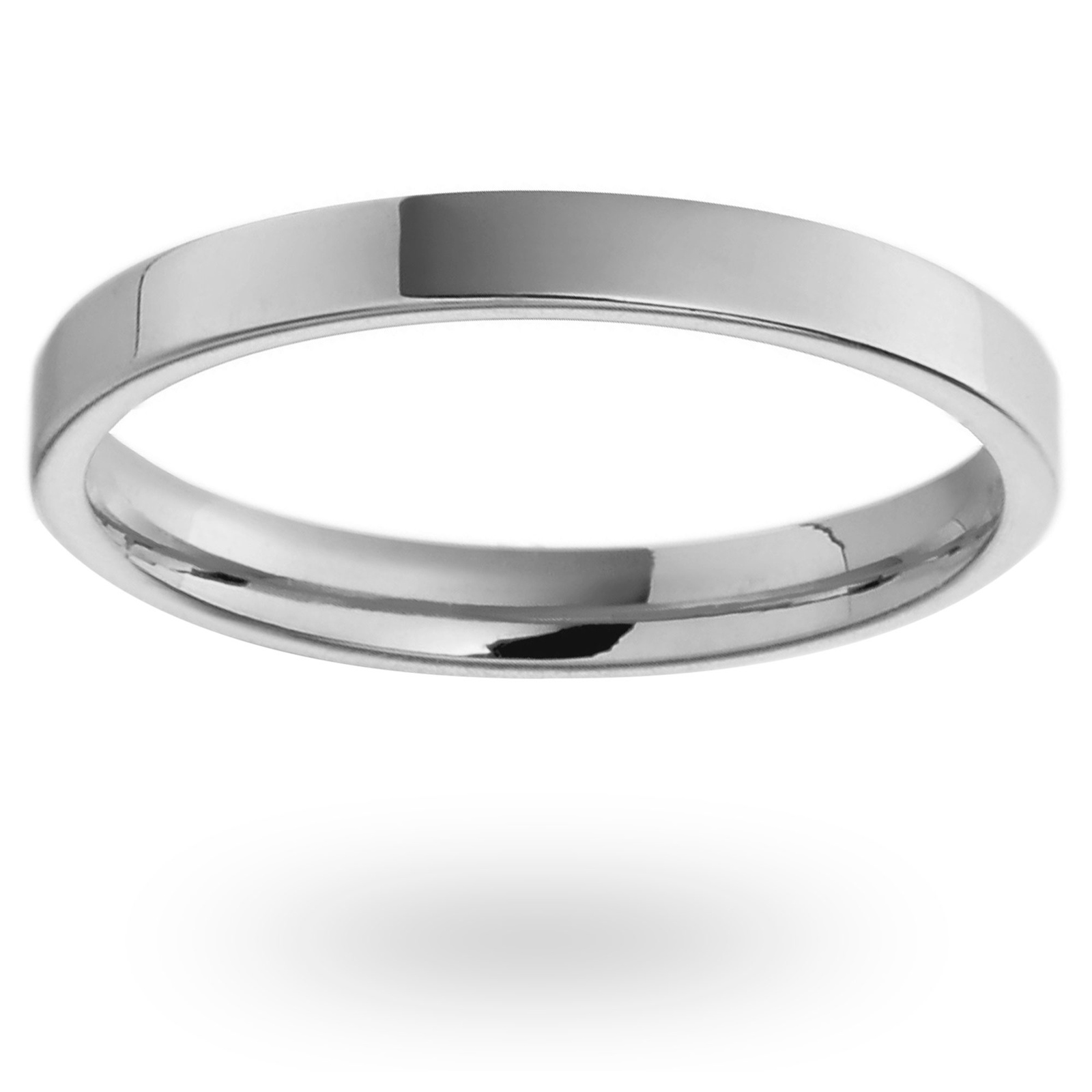 Platinum 2mm Heavy Flat Court Wedding Ring | Rings | Jewellery | Mappin ...