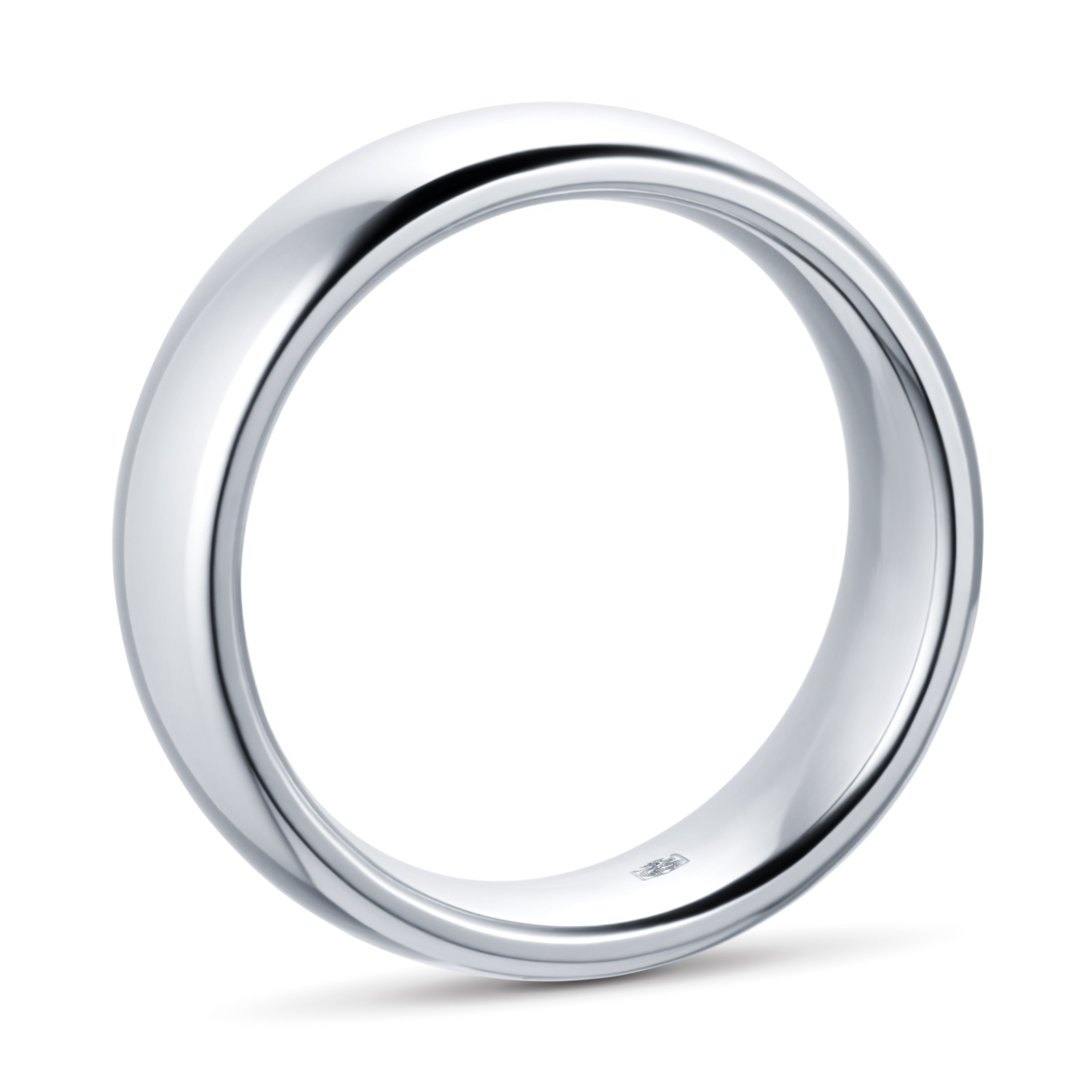 7mm gents plain band ring in titanium Wedding Rings Jewellery