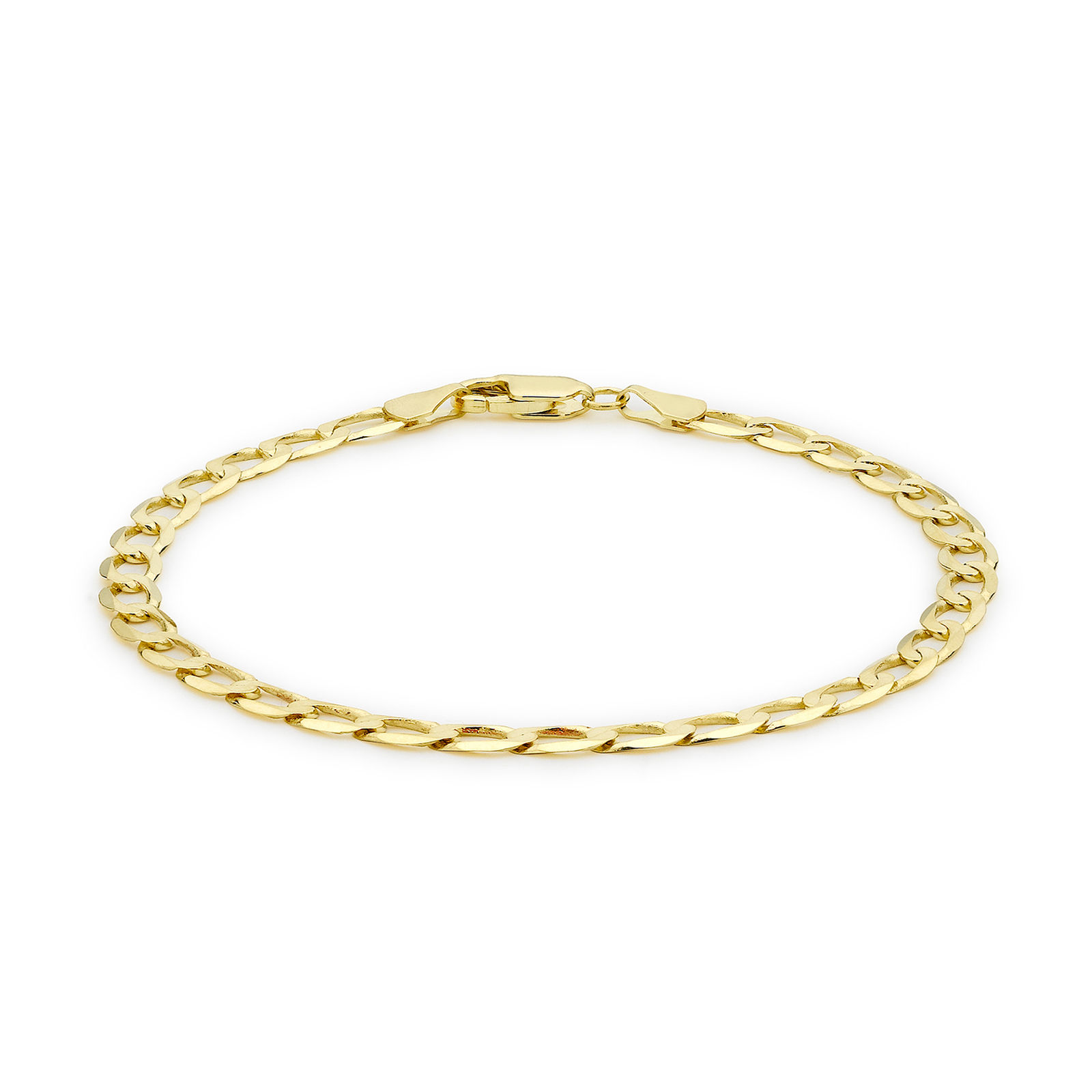 Our Ultimate 9ct Yellow Gold 8" Solid Curb Chain Bracelet Reviews