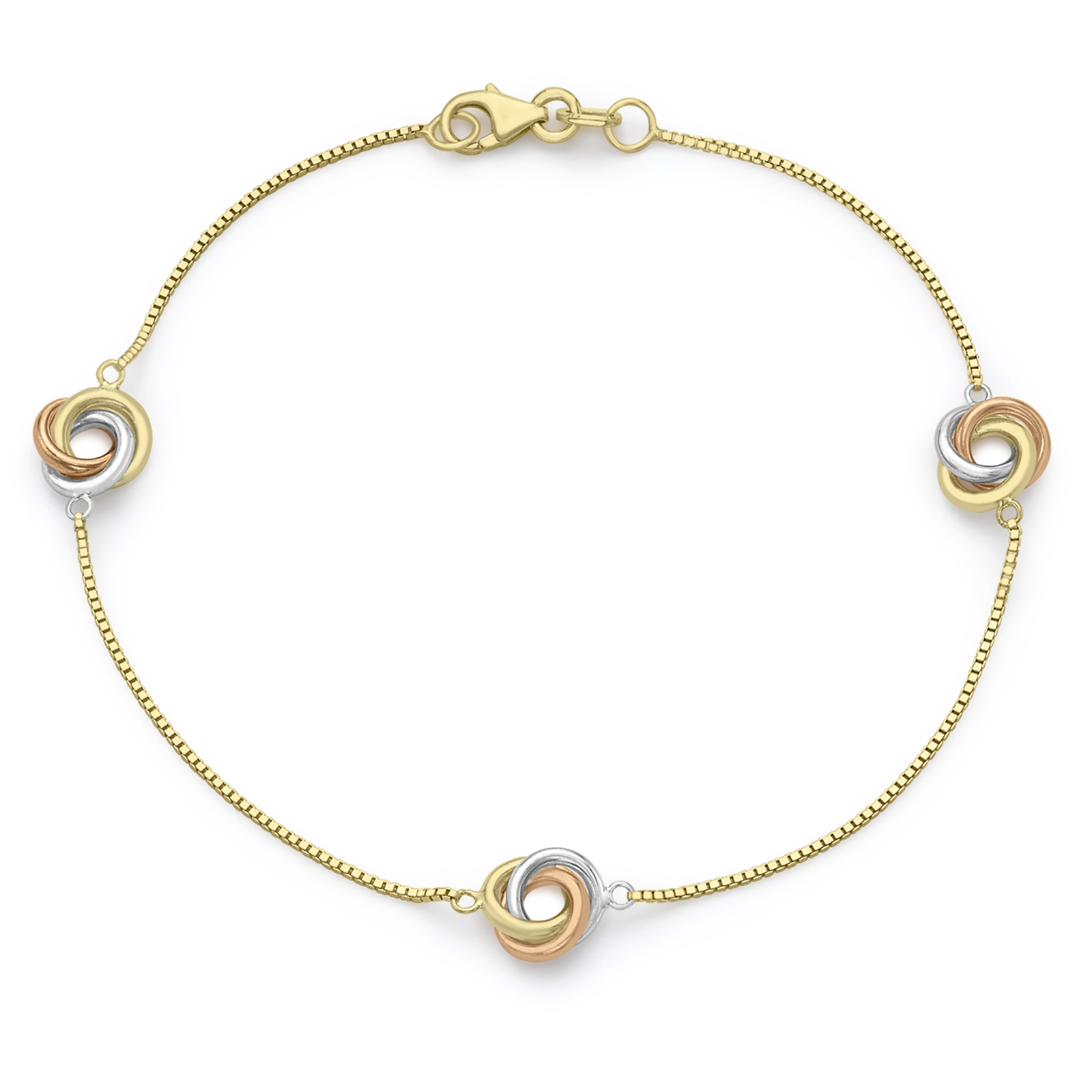 9ct Tricolour Gold Knot Bracelet Review