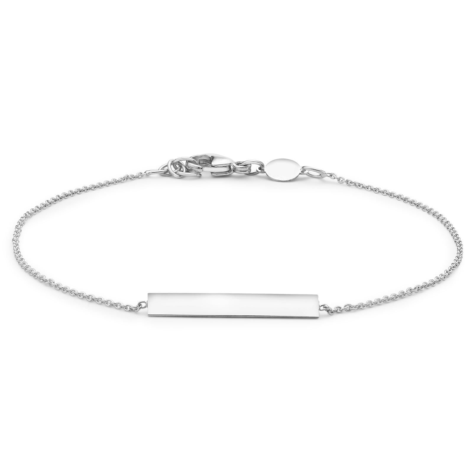 9ct White Gold Adjustable Bar Bracelet Review