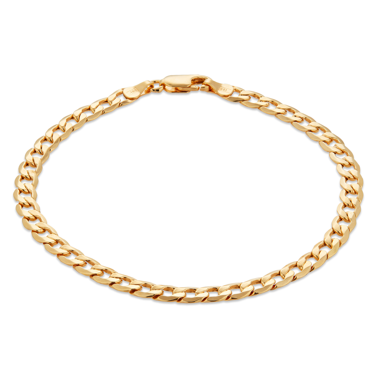 9ct Yellow Gold 6 Sided Curb Bracelet Review