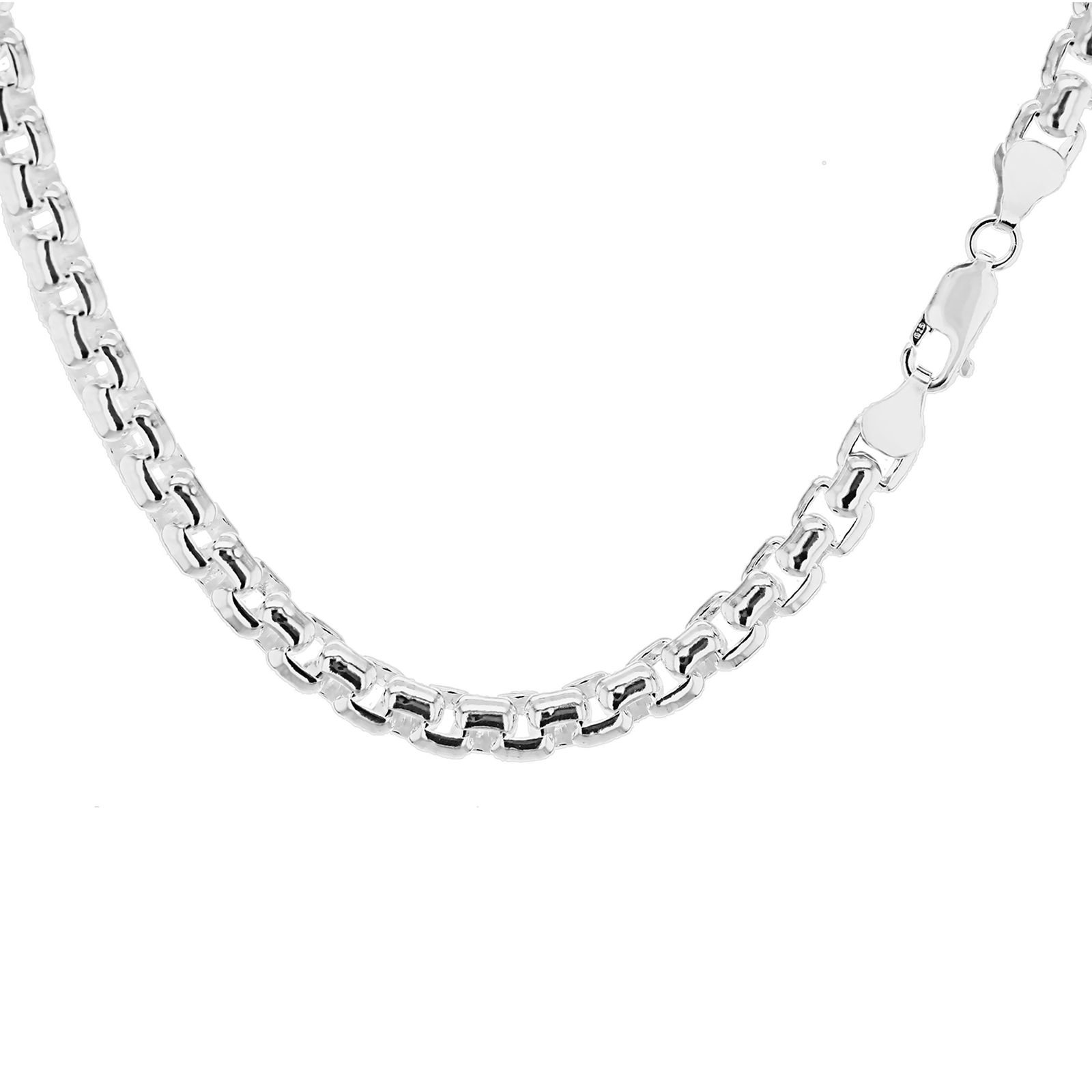 Sterling Silver Mens 18 Inch 6.5mm Box Chain | Silver | Jewellery ...