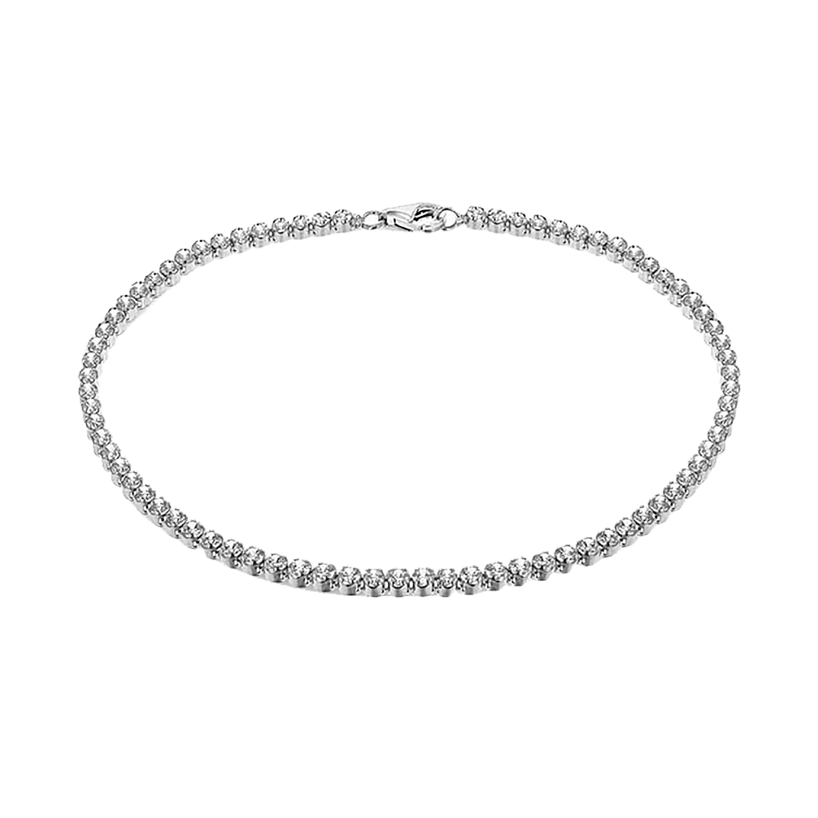 Silver Cubic Zirconia Bezel Tennis Bracelet | Bracelets | Jewellery ...