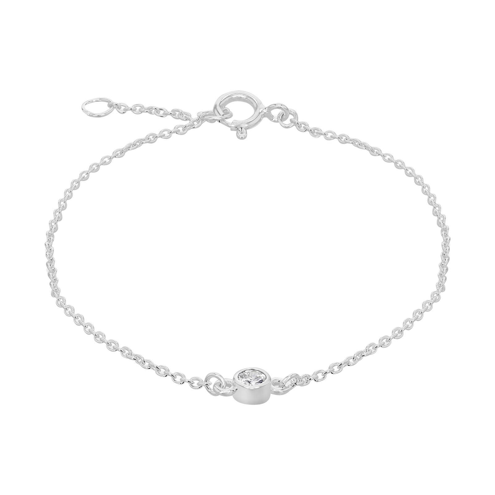 Silver April White Cubic Zirconia Bracelet Review