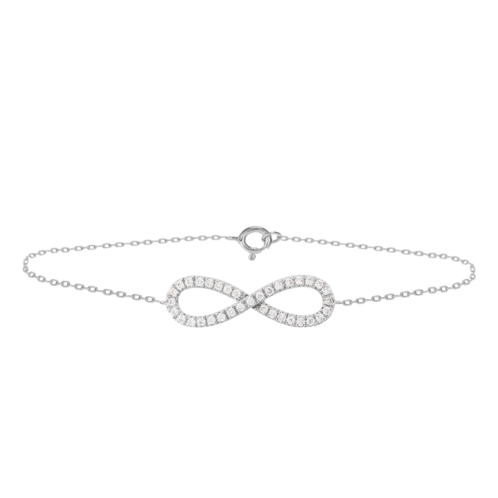 Silver Cubic Zirconia Infinity Bracelet Review