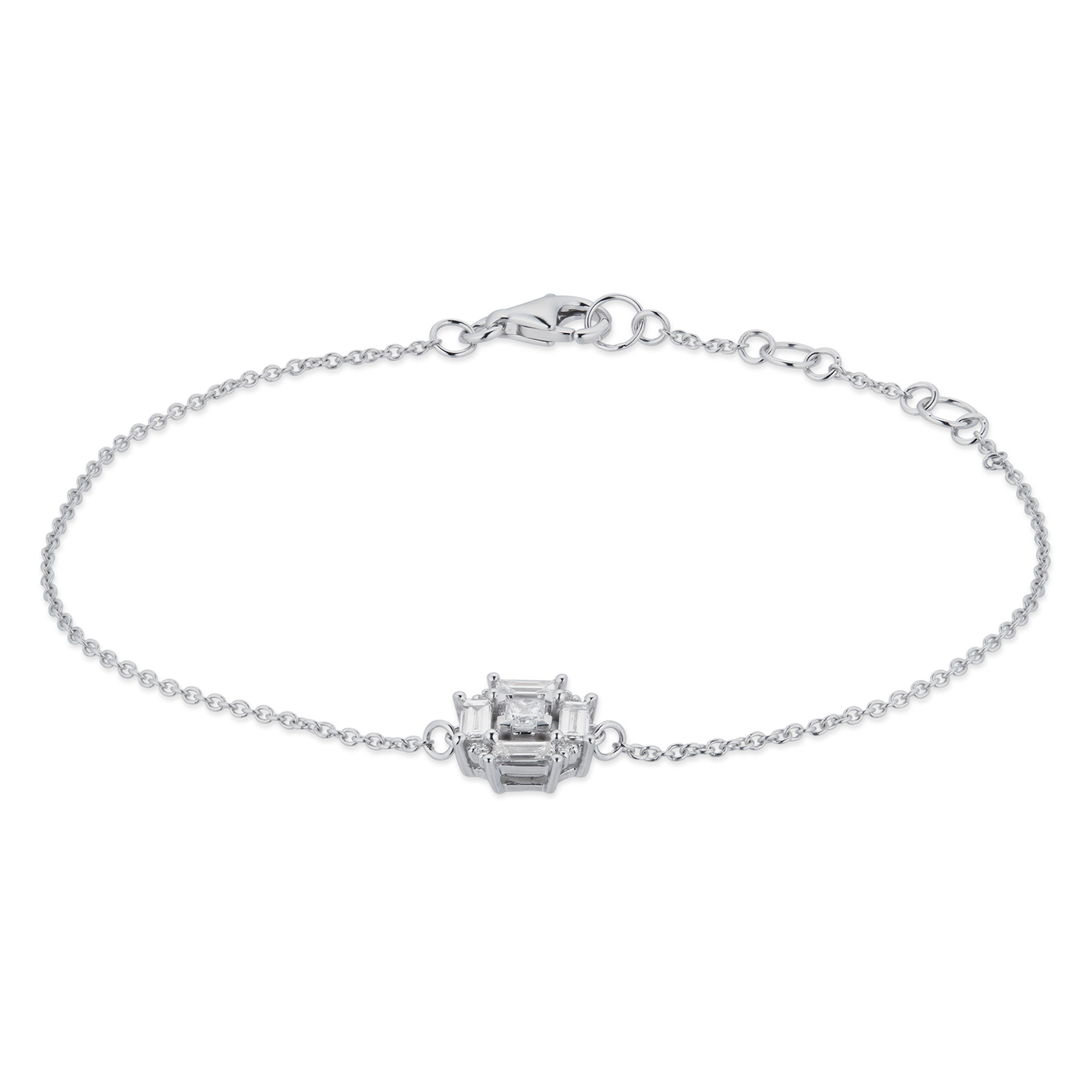 Renee 18ct White Gold 0.32cttw Diamond Cluster Bracelet Reviews