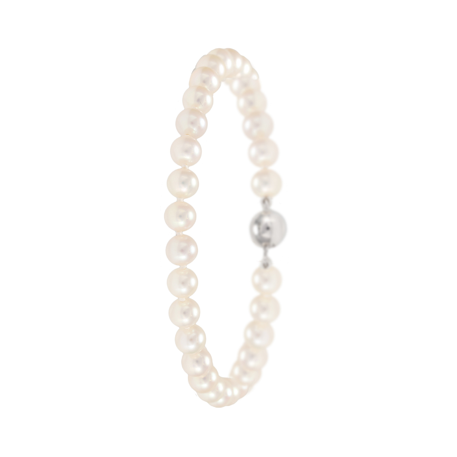 Mappin & Webb 18ct White Gold 5mm Freshwater Pearl Bracelet Reviews