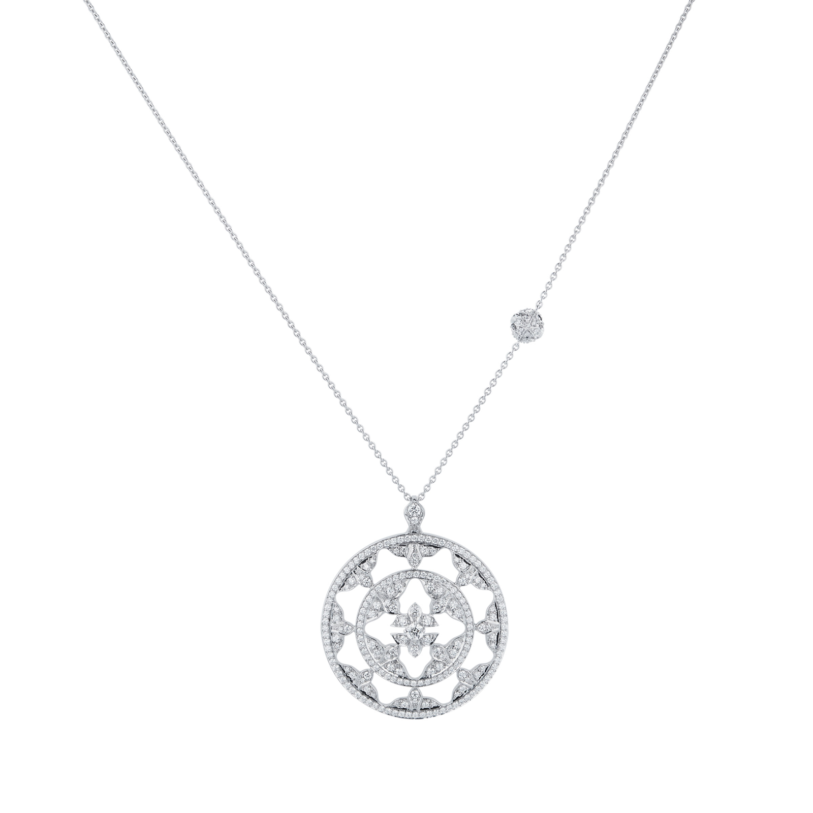 Empress 18ct White Gold 1.20cttw Diamond Pendant | Necklaces ...