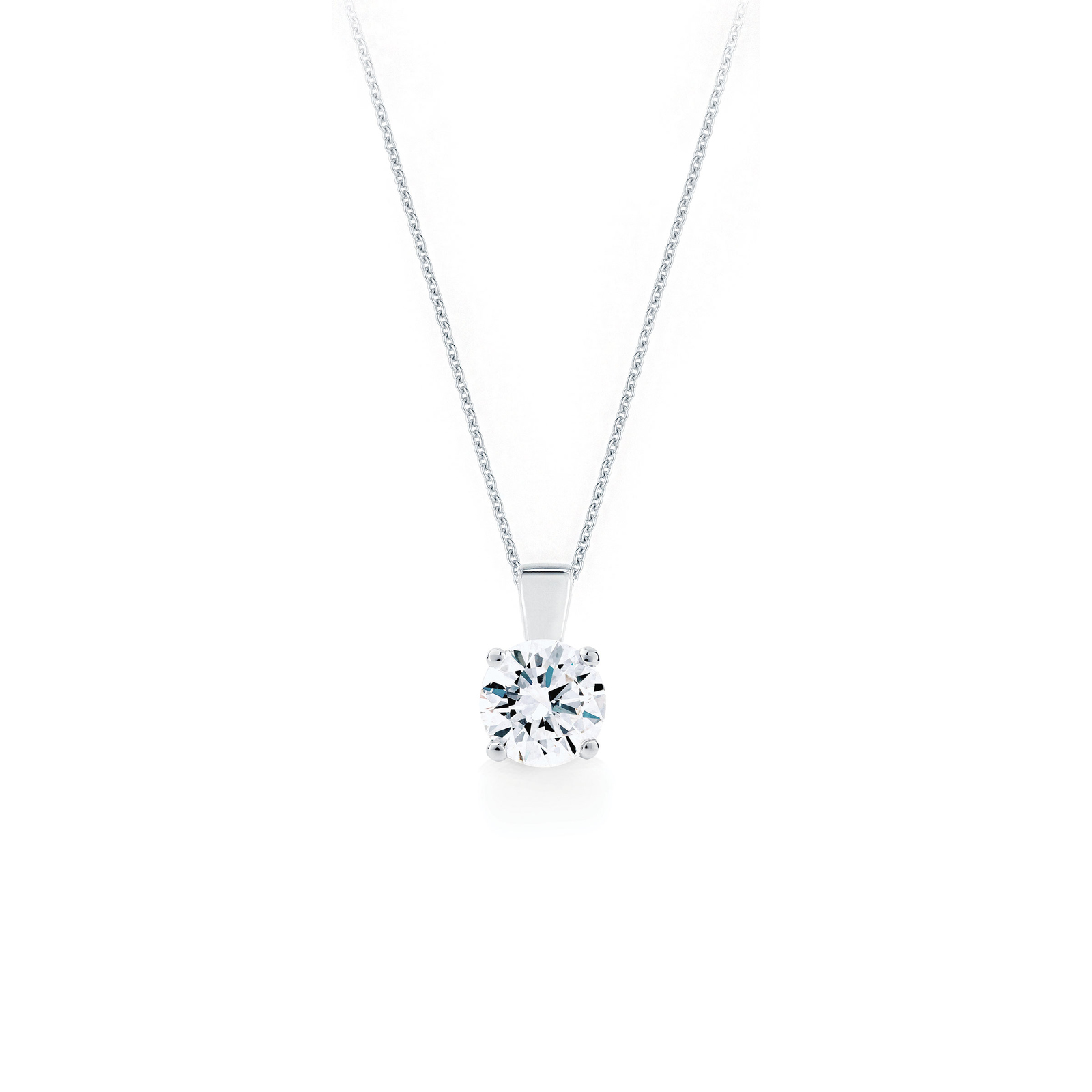 Libretto 18ct White Gold 1.00ct Diamond Pendant Reviews