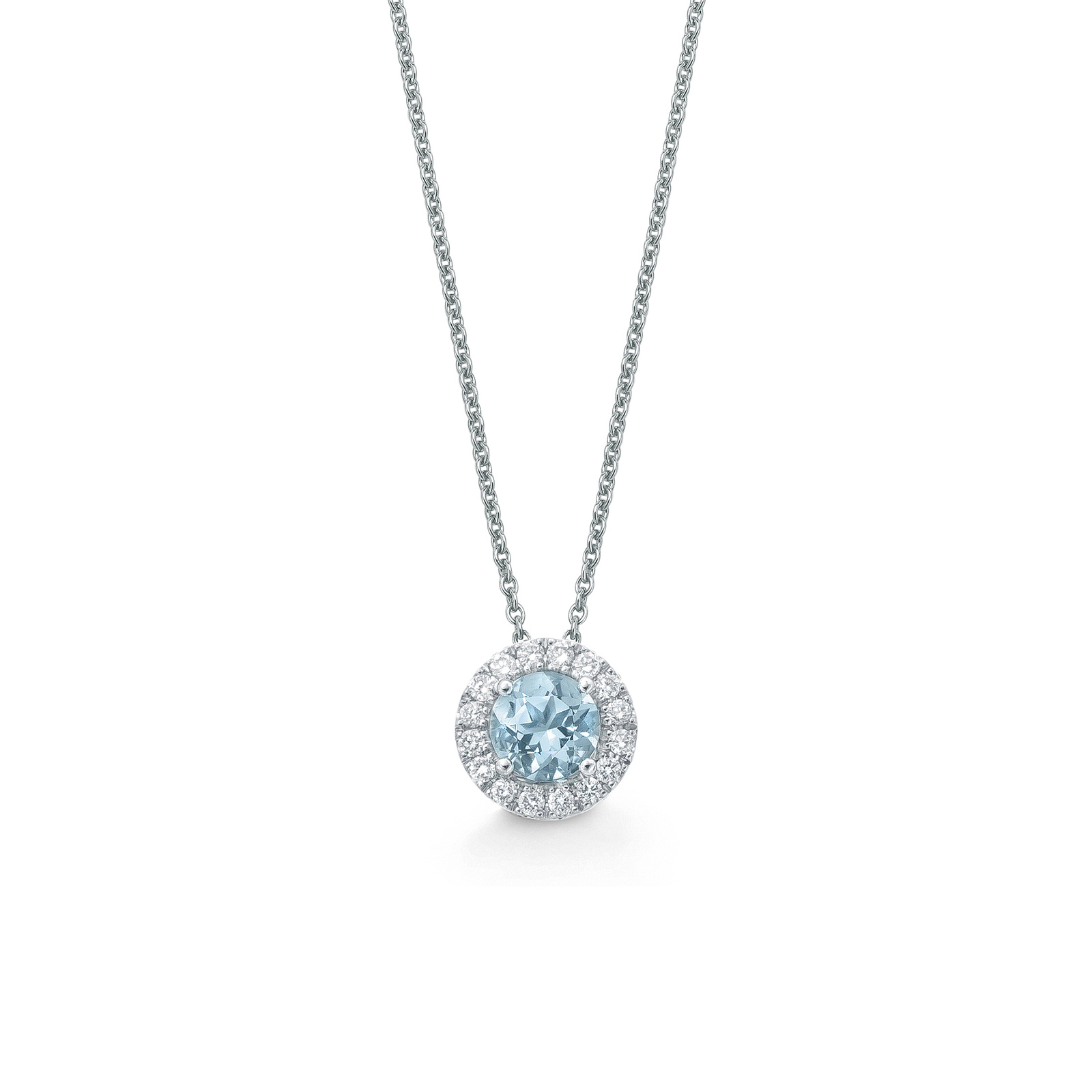 Mappin & Webb Carrington 18ct White Gold 6mm Aquamarine a ... Reviews