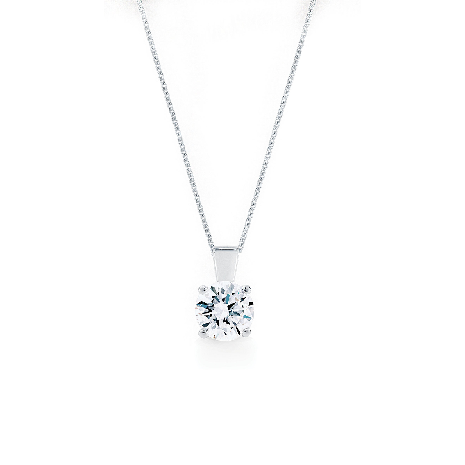 Libretto 18ct White Gold 1.50ct Diamond Pendant Reviews