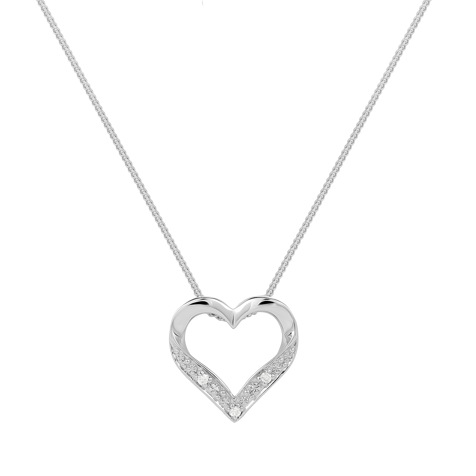 Goldsmiths White Gold Necklace Online 