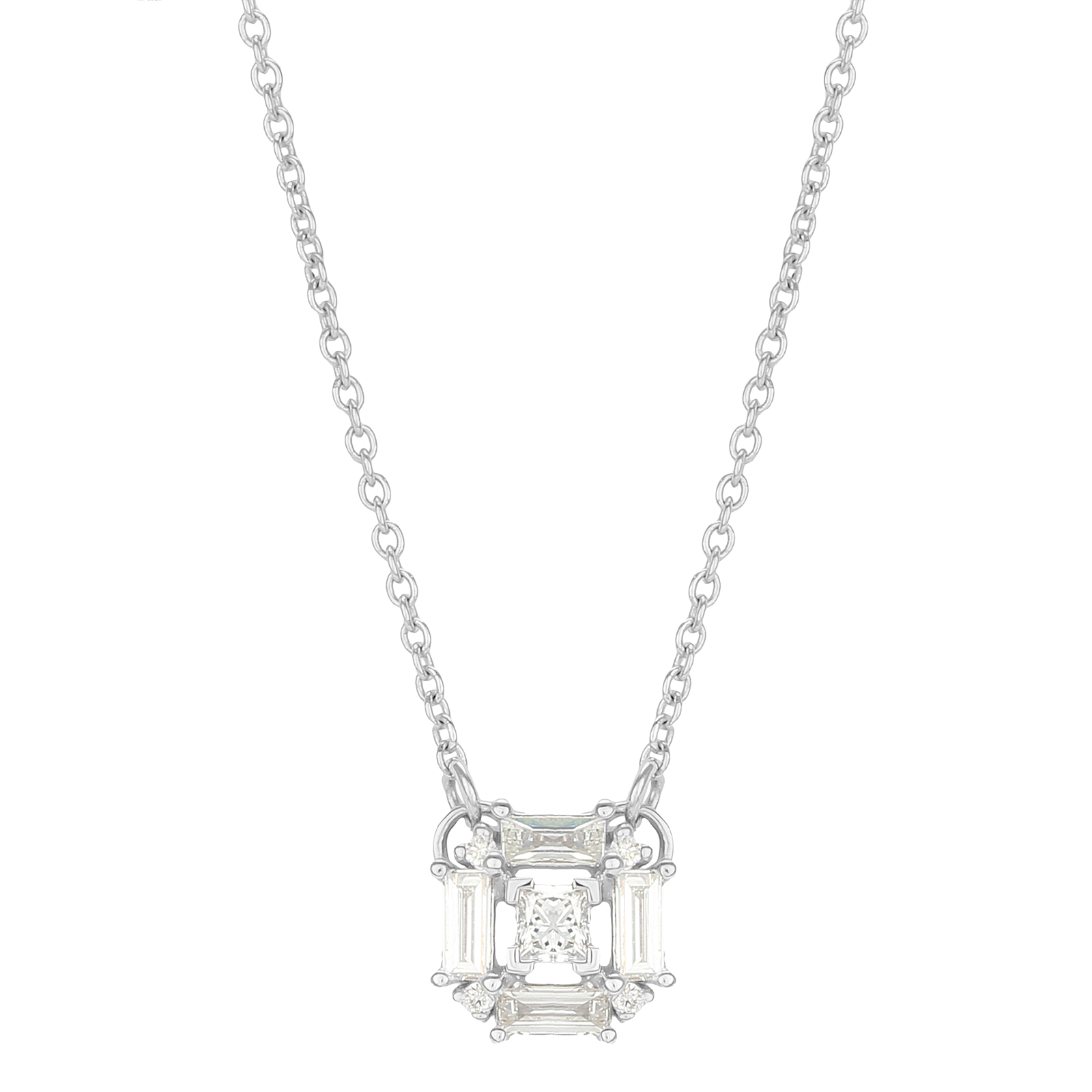 Renee 18ct White Gold 0.32cttw Diamond Cluster Pendant Reviews