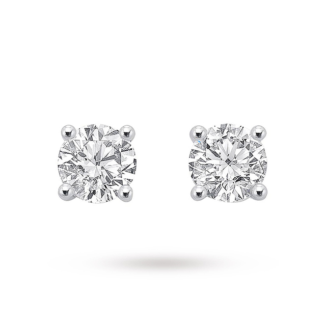 9ct White Gold 0.50ct Brilliant Cut Stud Earrings Review