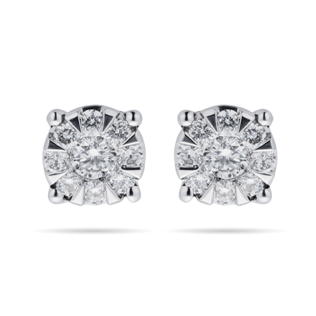 Bridal Earrings Diamond Pearl Wedding Stud Bridal Earrings Diamond Pearl Wedding Stud