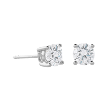 18ct White Gold 1 00ct Diamond Stud Earring Earrings Jewellery 18ct White Gold 1 00ct Diamond Stud Earring