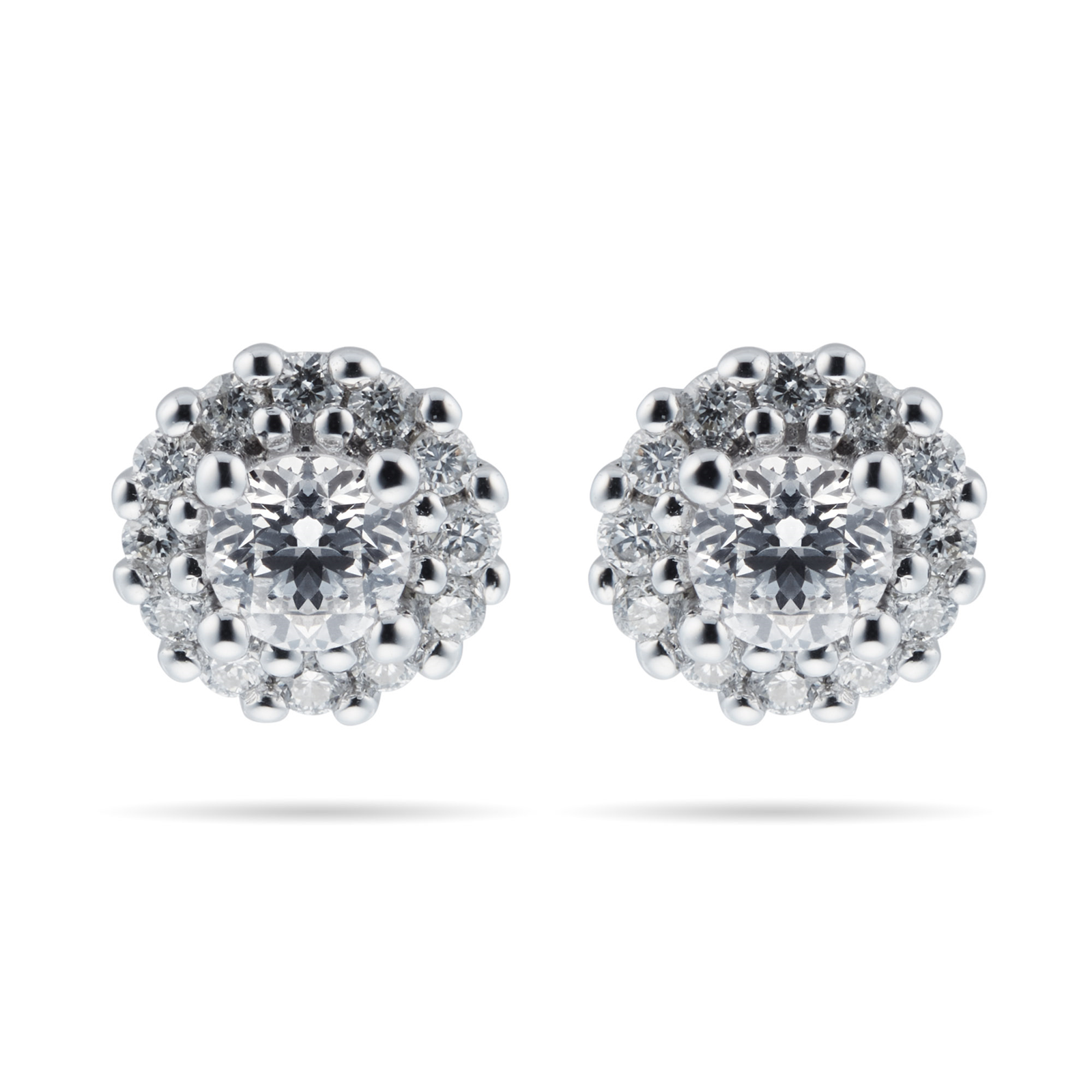 9ct White Gold 0.30ct Goldsmiths Brightest Diamond Halo Earrings Review