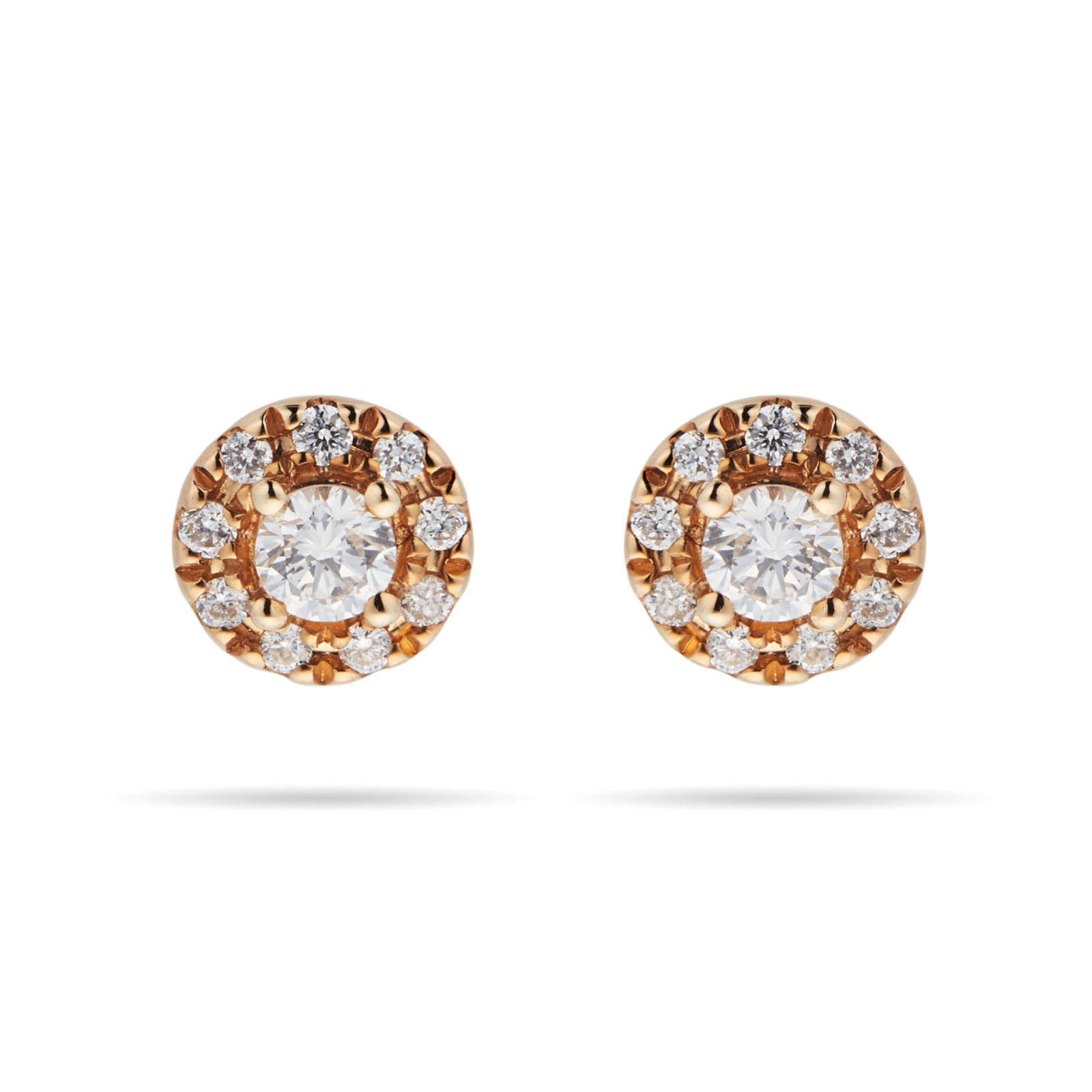 9ct Yellow Gold 0.20cttw Halo Stud Earrings Review