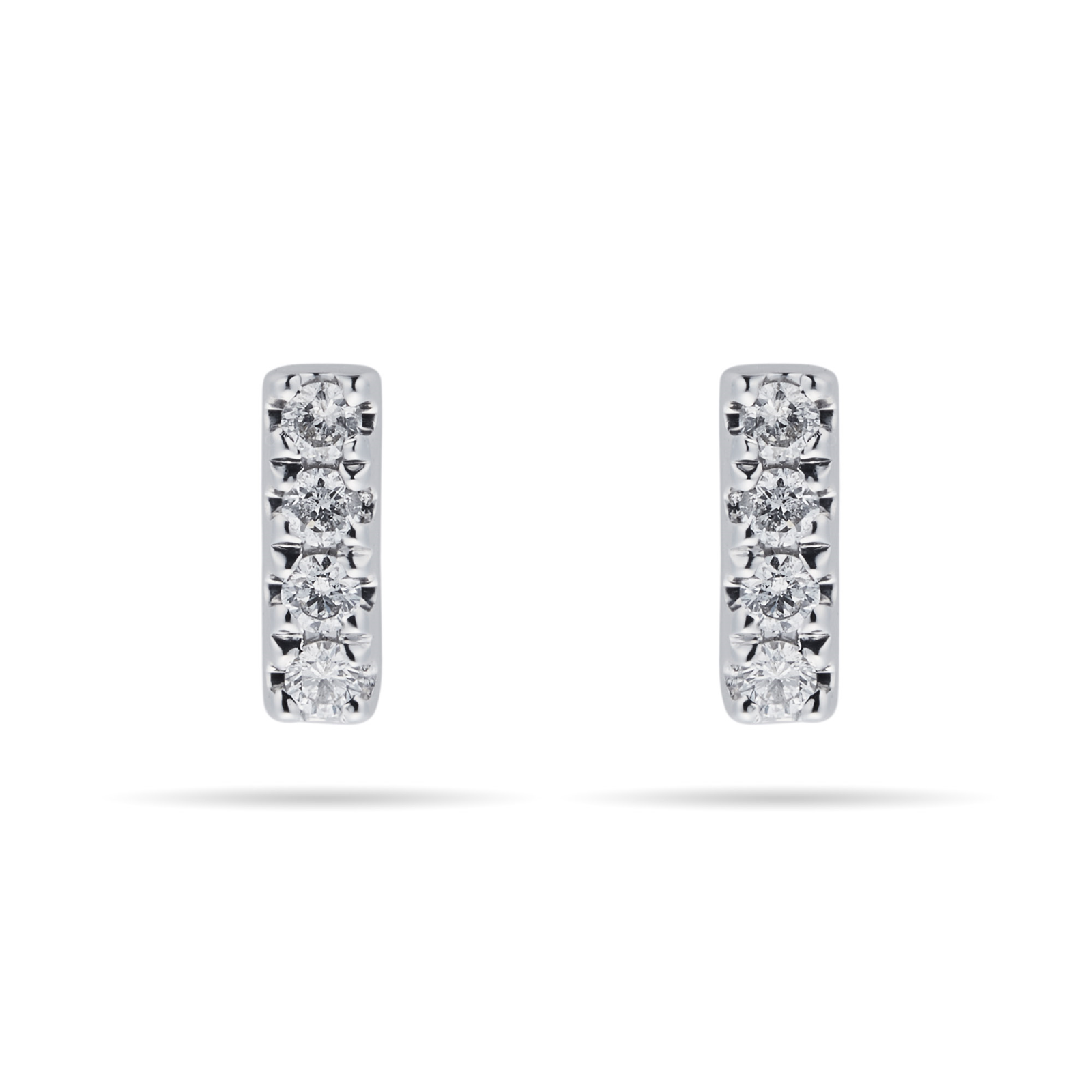 9ct White Gold 0.10cttw Bar Stud Earrings Review