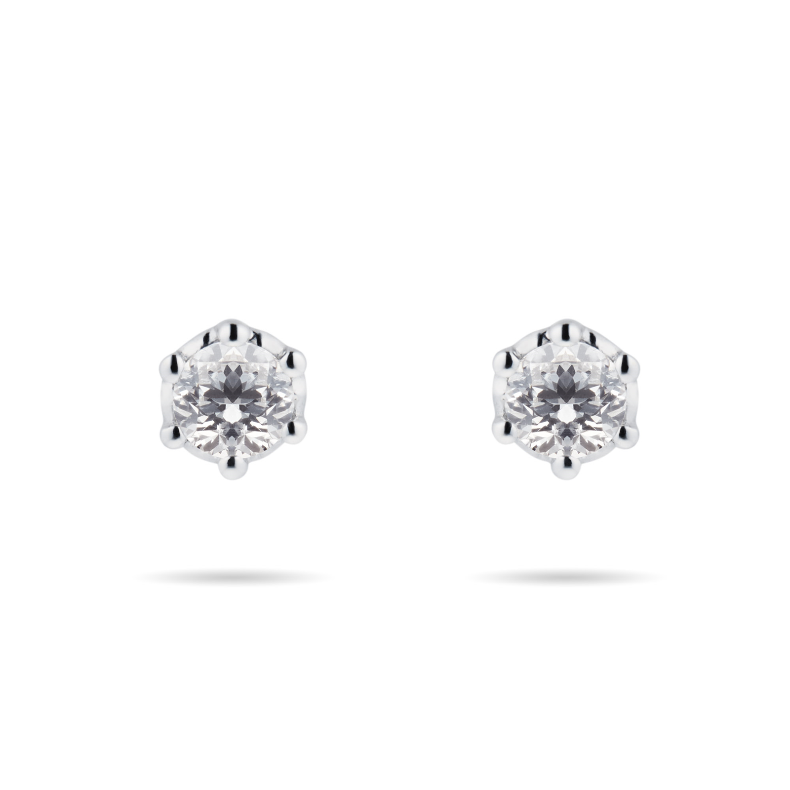 9ct White Gold 0.10cttw Bezel Set Illusion Stud Earrings Review