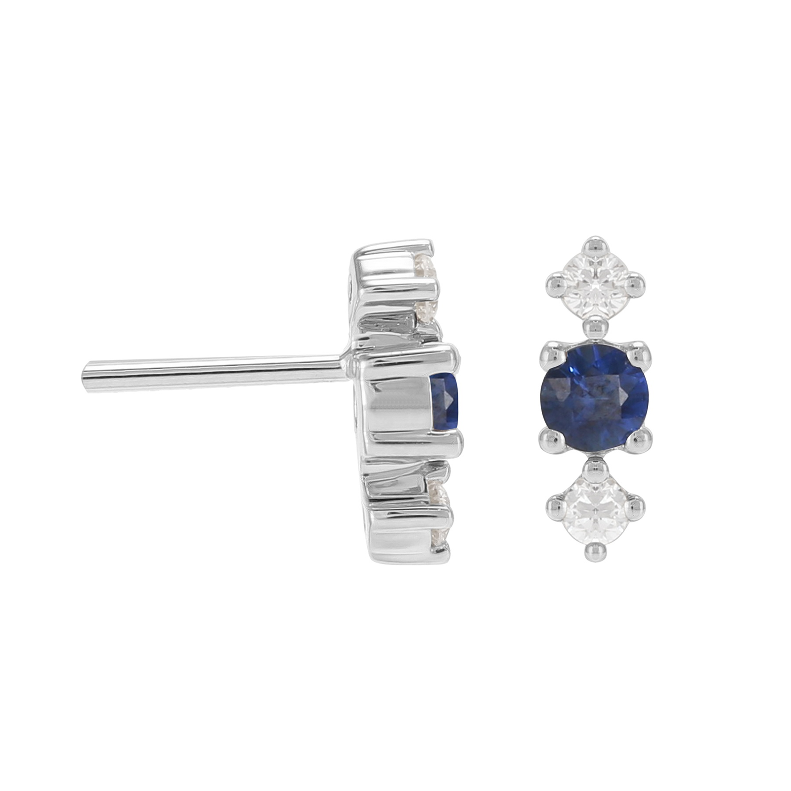 Carrington 18ct White Gold Sapphire & Diamond Stud Earrings Review