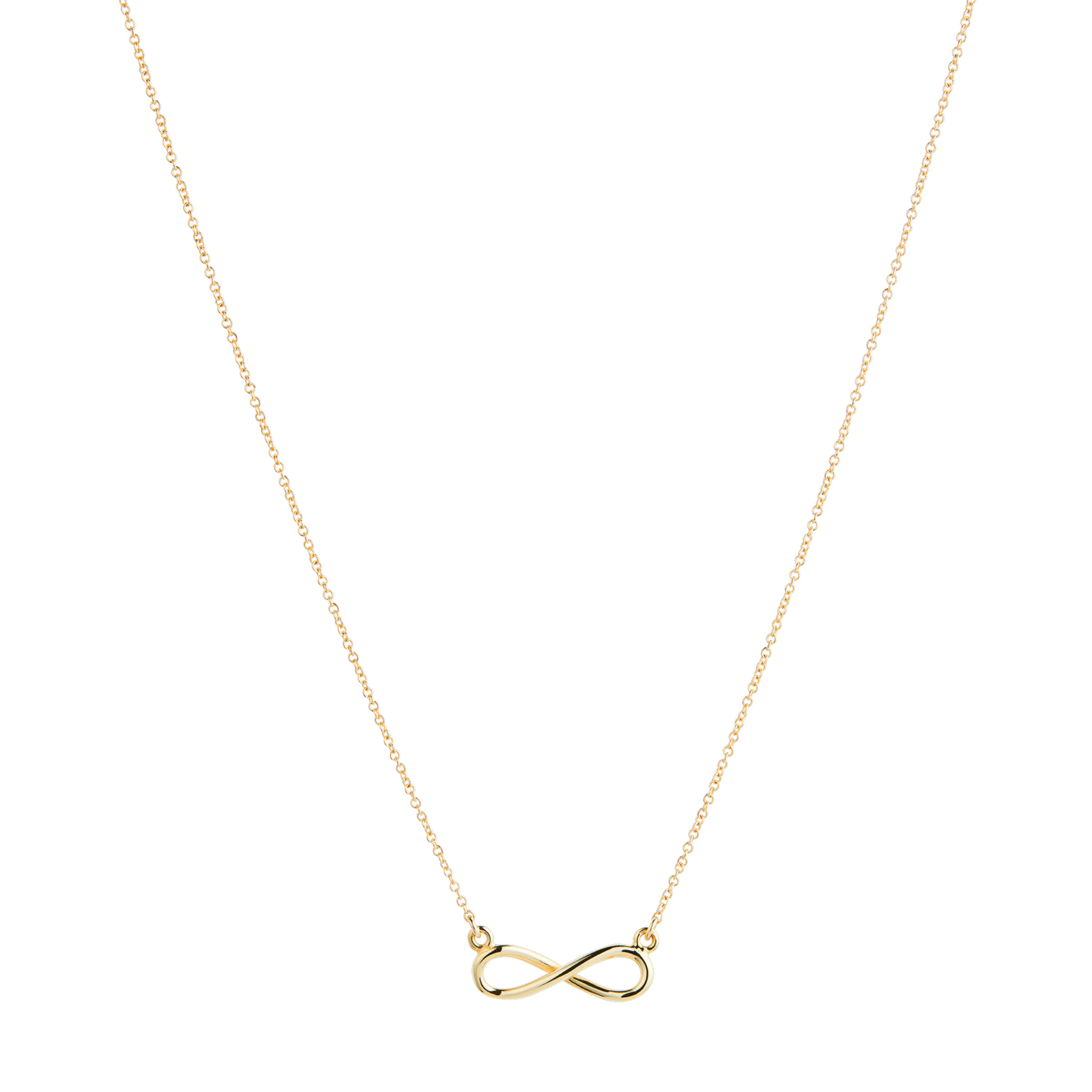 9ct Yellow Gold Infinity Pendant | Necklaces | Jewellery | Goldsmiths