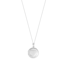 locket sterling round silver