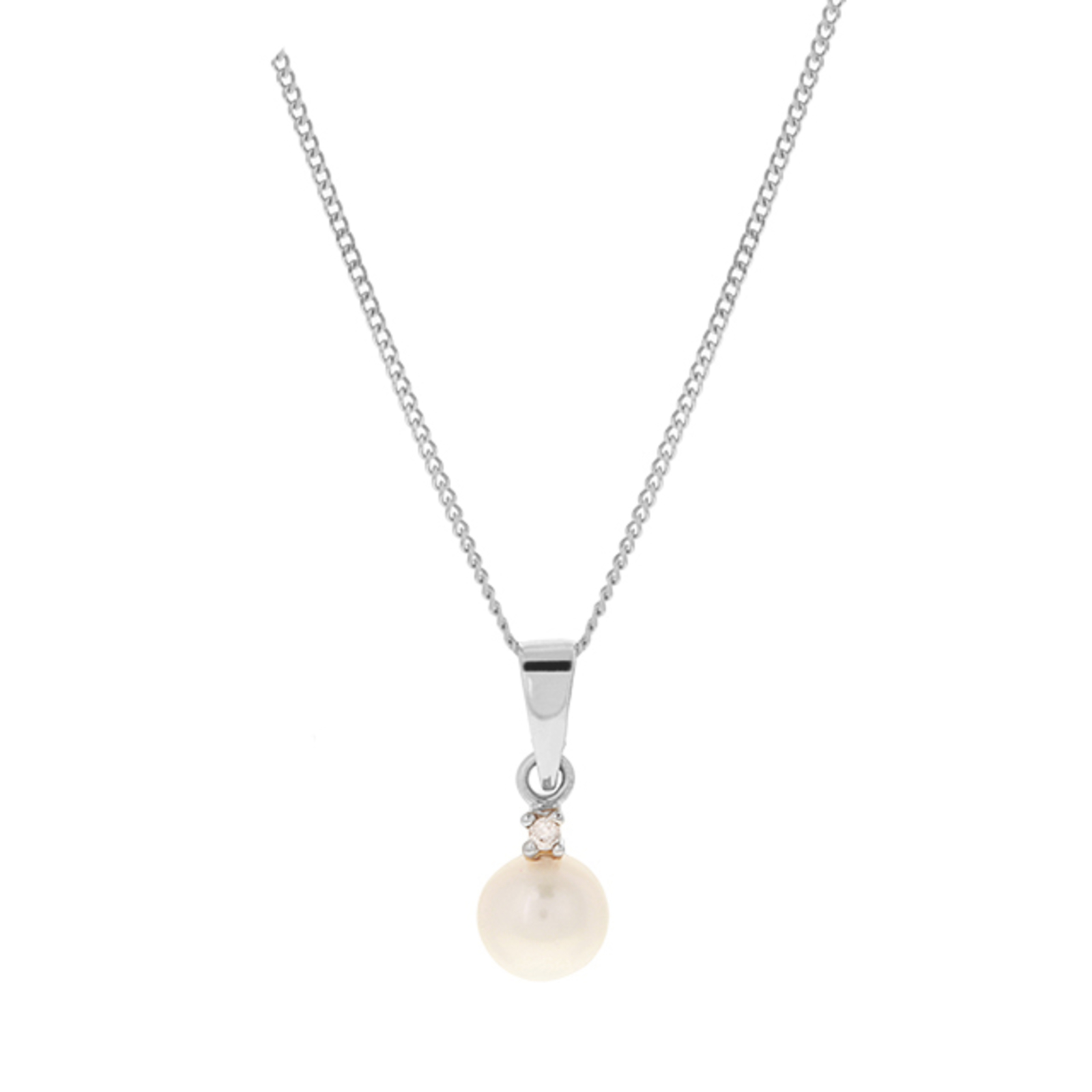 to wear - Pendant Pearl necklace white gold video to wear - Pendant Pearl necklace white gold video