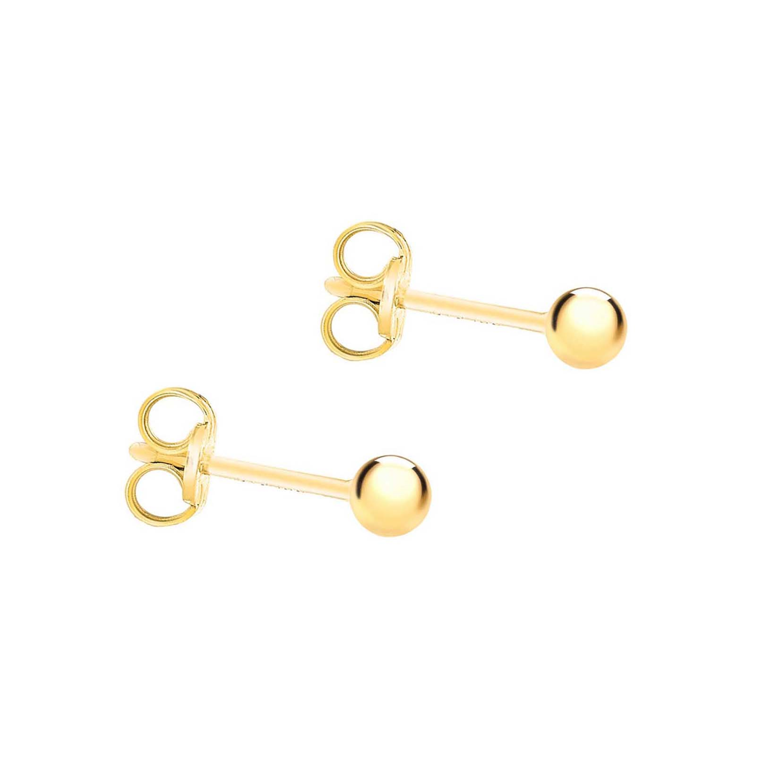 9ct Yellow Gold 3mm Ball Stud Earrings | Online Only Jewellery ...