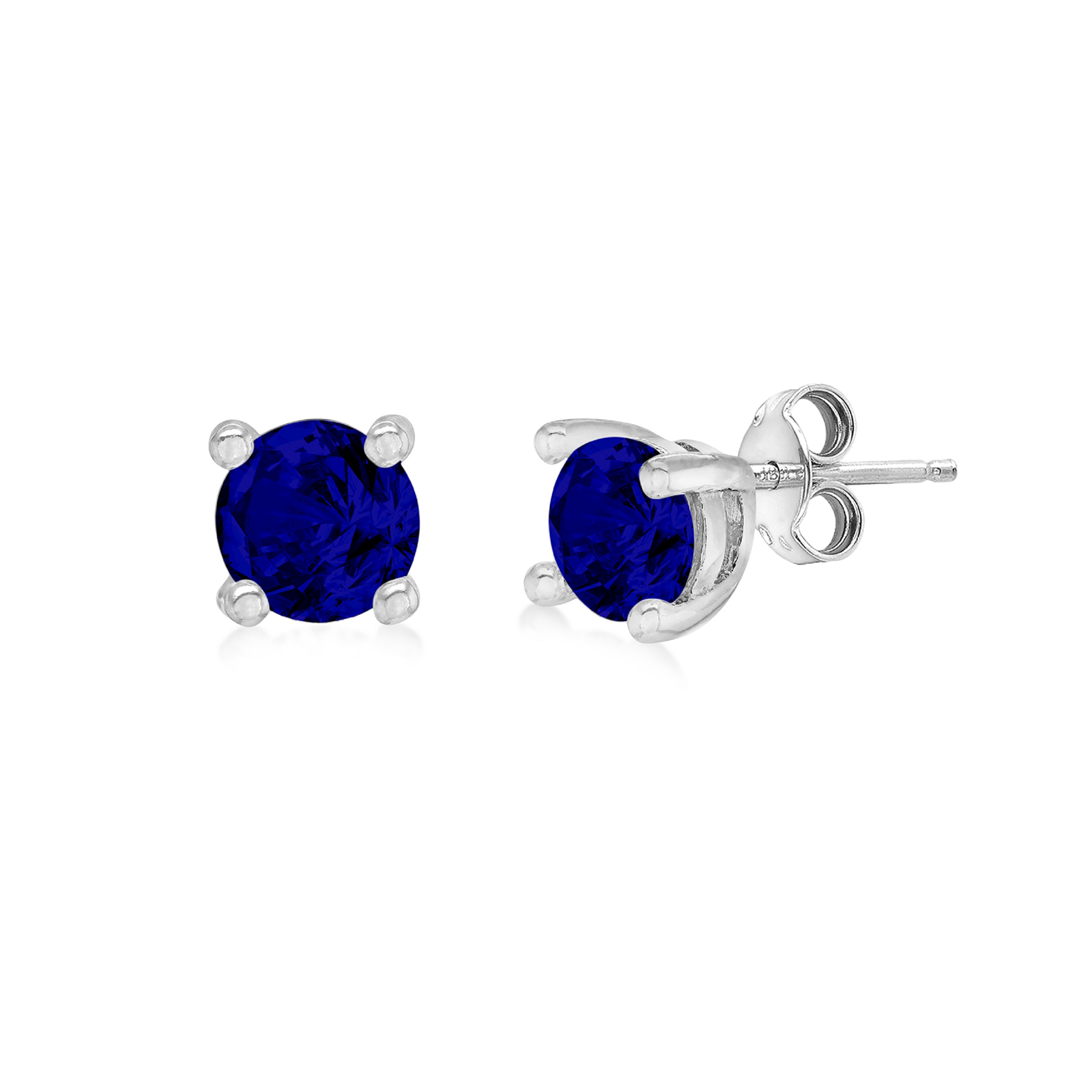 Silver Sepember Dark Blue Cubic Zirconia Stud Earrings Review