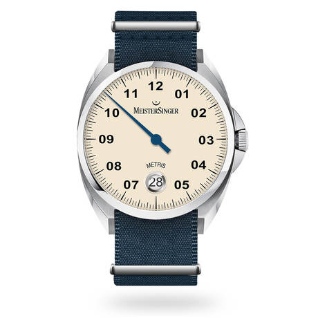 Meistersinger Metris Blue Automatic Unisex Watch