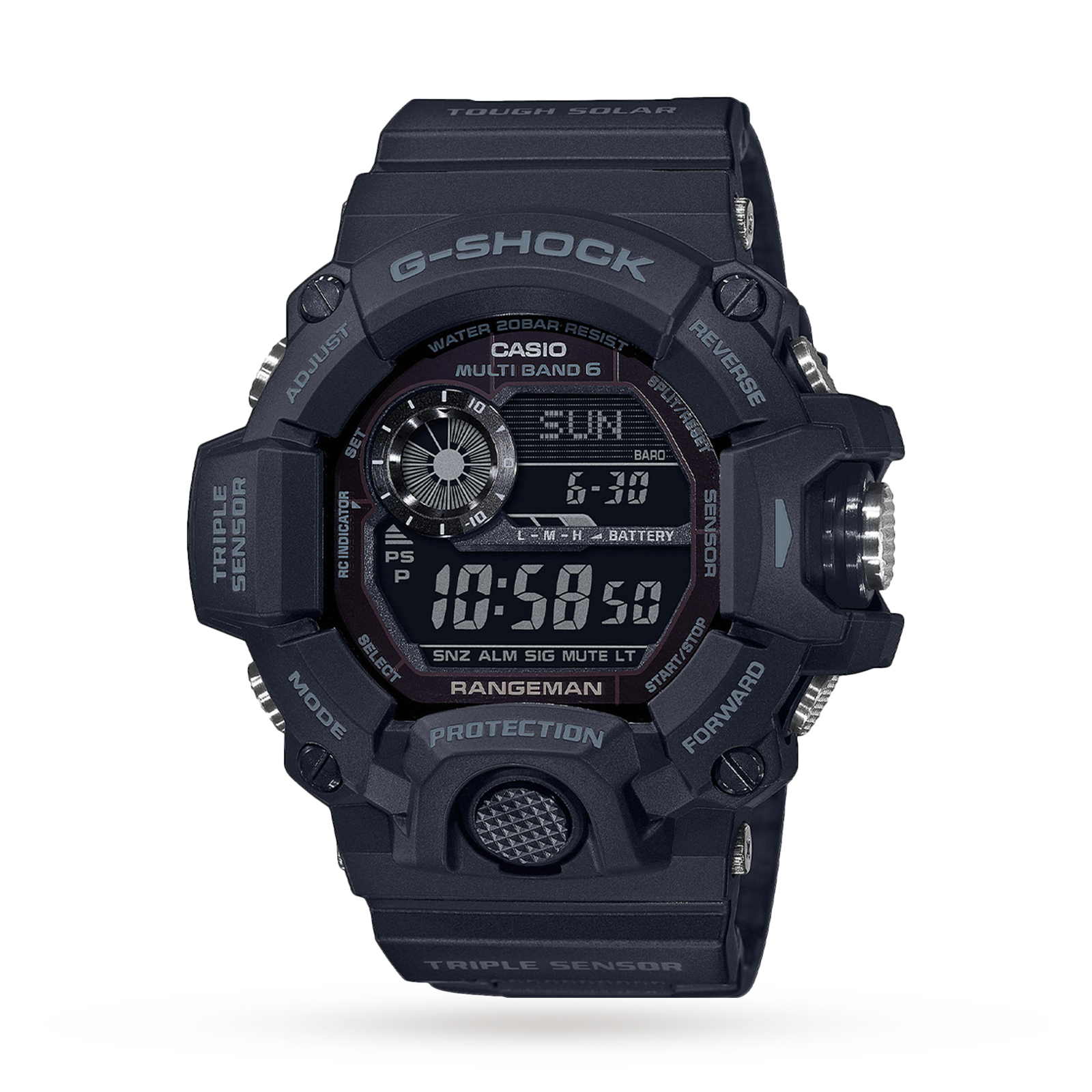 Casio G-Shock Black-Out Rangeman Watch GW-9400-1BER Reviews