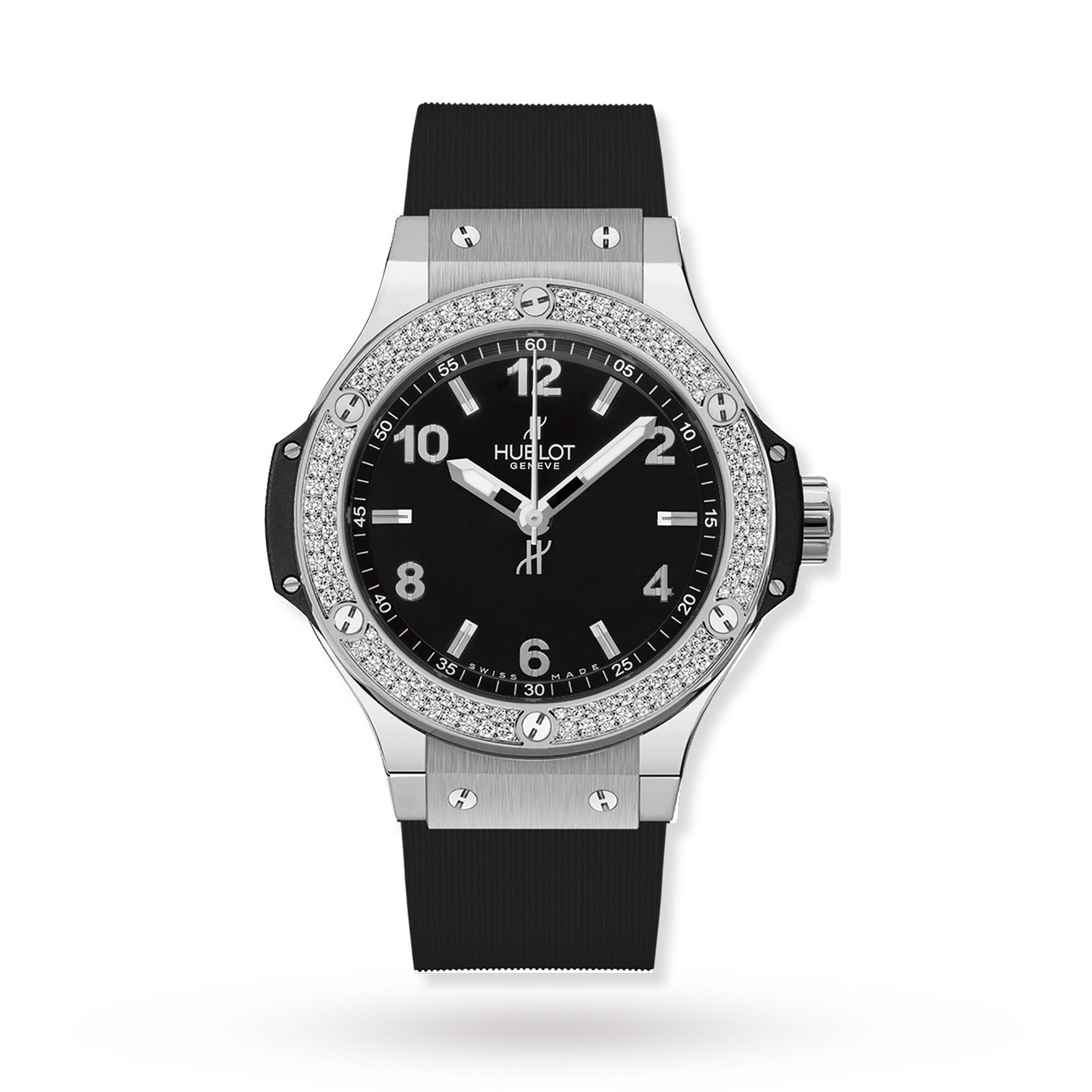 Hublot Big Bang Steel Diamonds 361 Sx 1270 Rx 1104 38mm Luxury Watches Watches Watches Of Switzerland