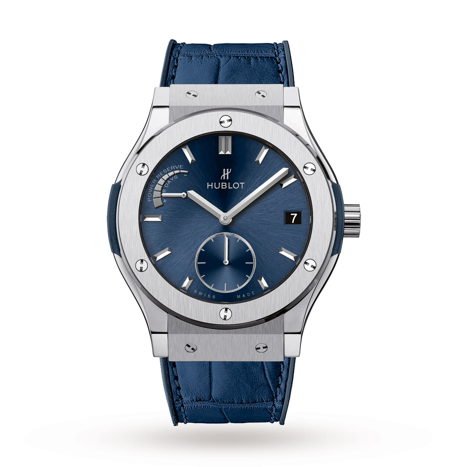 Hublot Classic Fusion Power Reserve Titanium Blue 516.NX.7170.LR 45mm Reviews