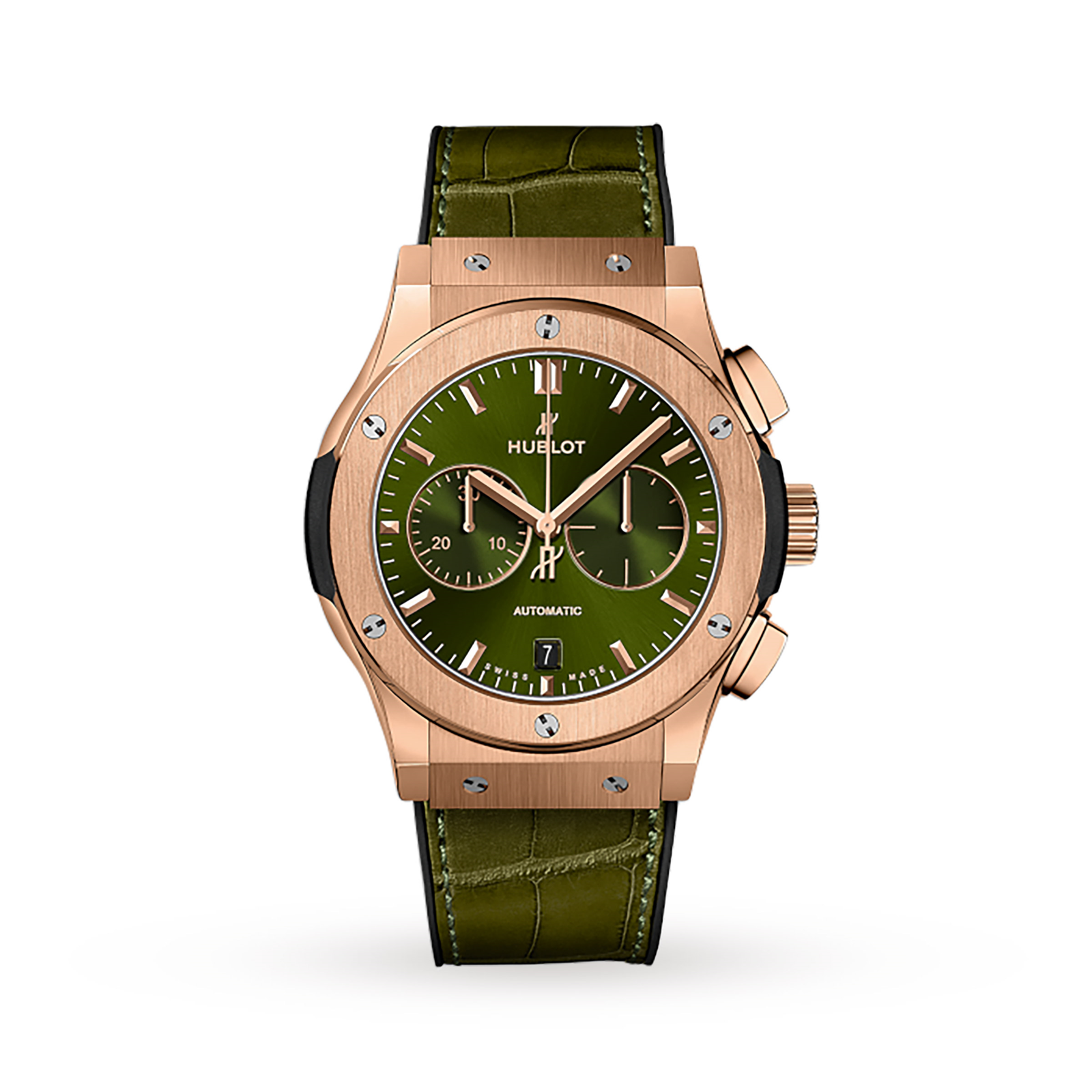 Hublot Classic Fusion Chronograph King Gold Green Automatic 42mm Reviews