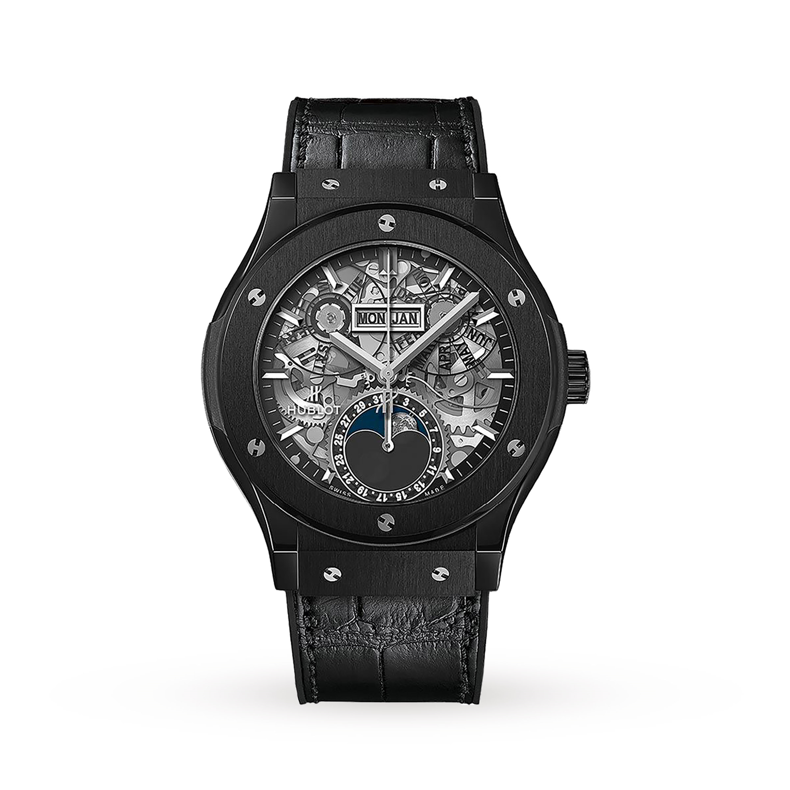 Hublot Classic Fusion Aerofusion Moonphase Black Magic 547.CX.0170.LR Reviews