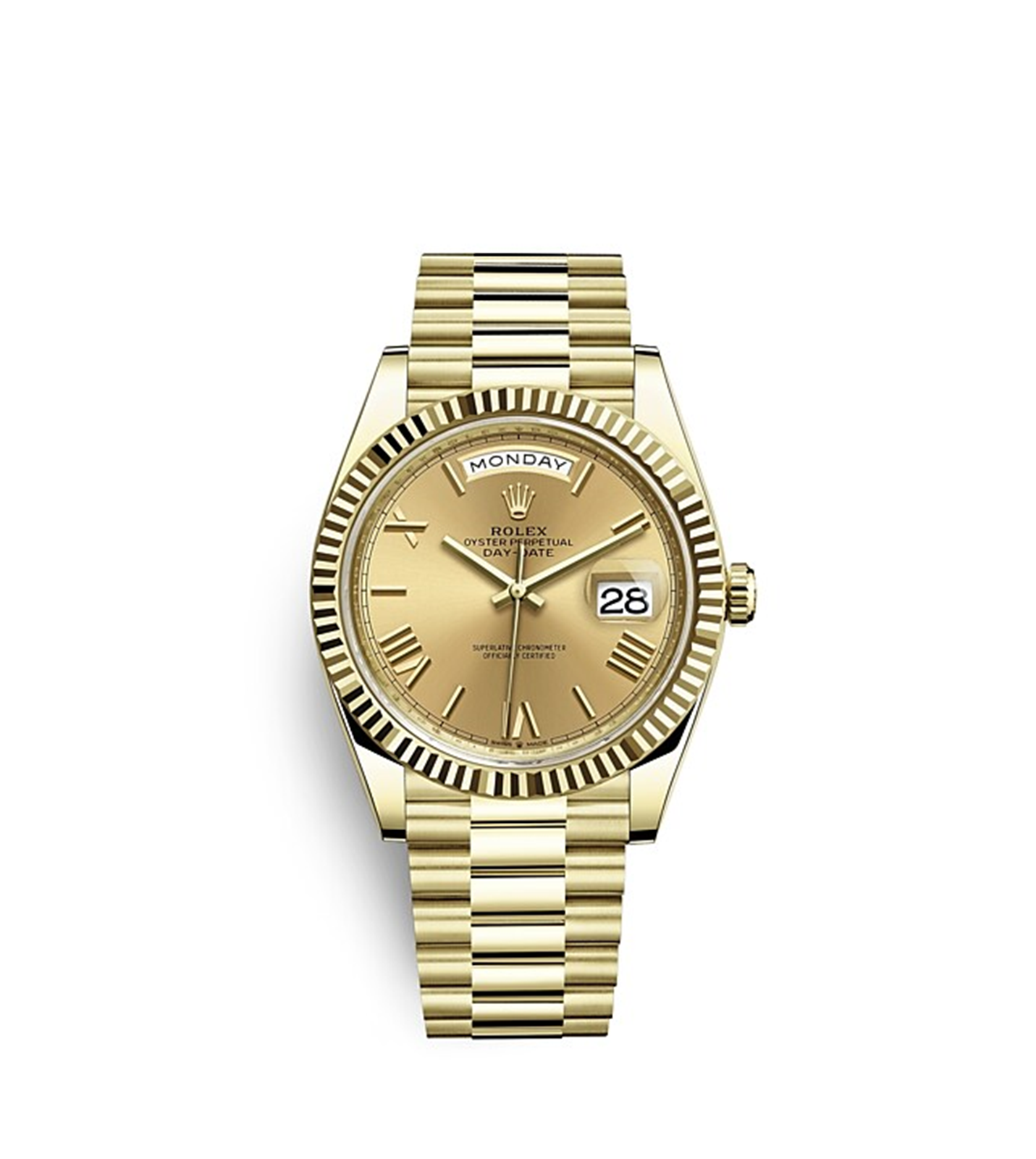 Rolex Day-Date Oyster, 40 mm, yellow gold M228238-0006 | Day Date ...