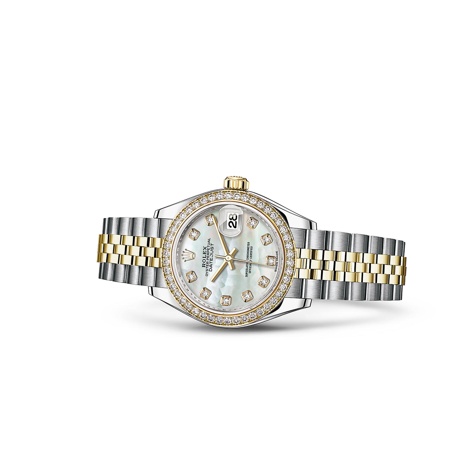 rolex lady datejust 28 oystersteel