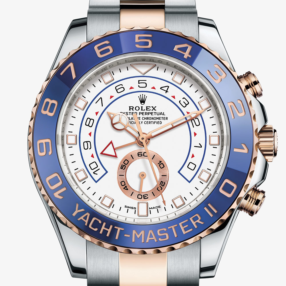 Rolex Yacht-Master II Oyster, 44 mm, Oystersteel and Everose gold ...